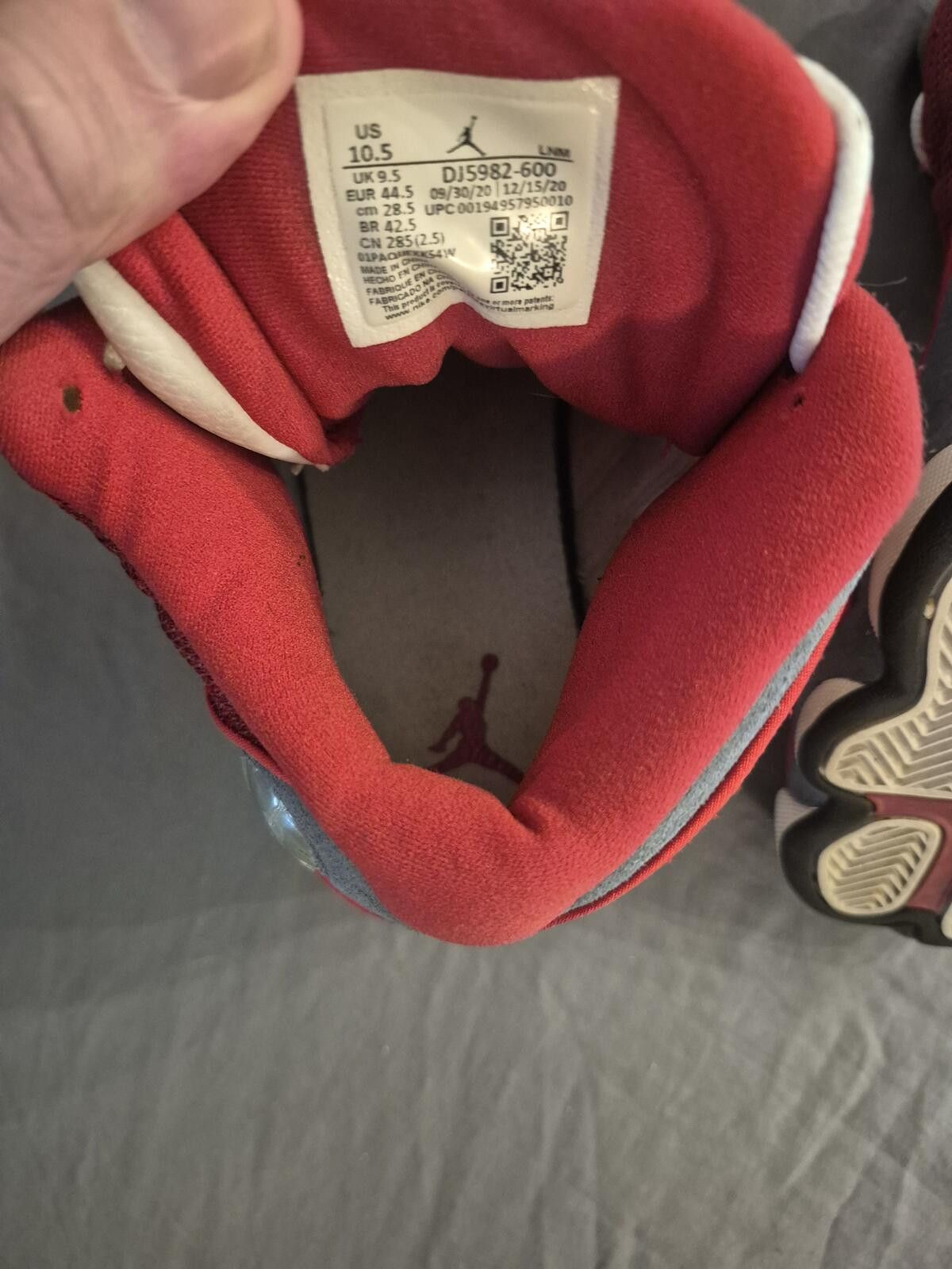 Jordan Brand Jordan 13 Retro Gym Red Flint Grey Size 10.5 Mens Size US 10.5 / EU 43-44 - 7 Thumbnail