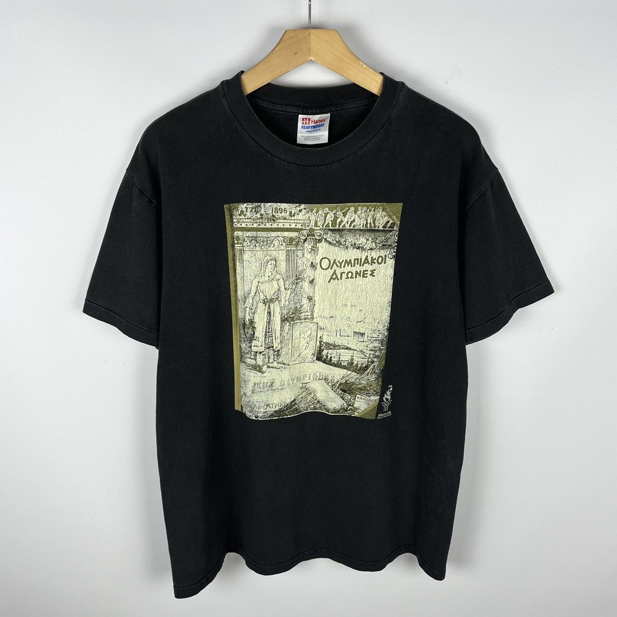 USA Olympics Vintage Atlanta rare olympic games faded tee 1996 Size US M / EU 48-50 / 2 - 1 Thumbnail