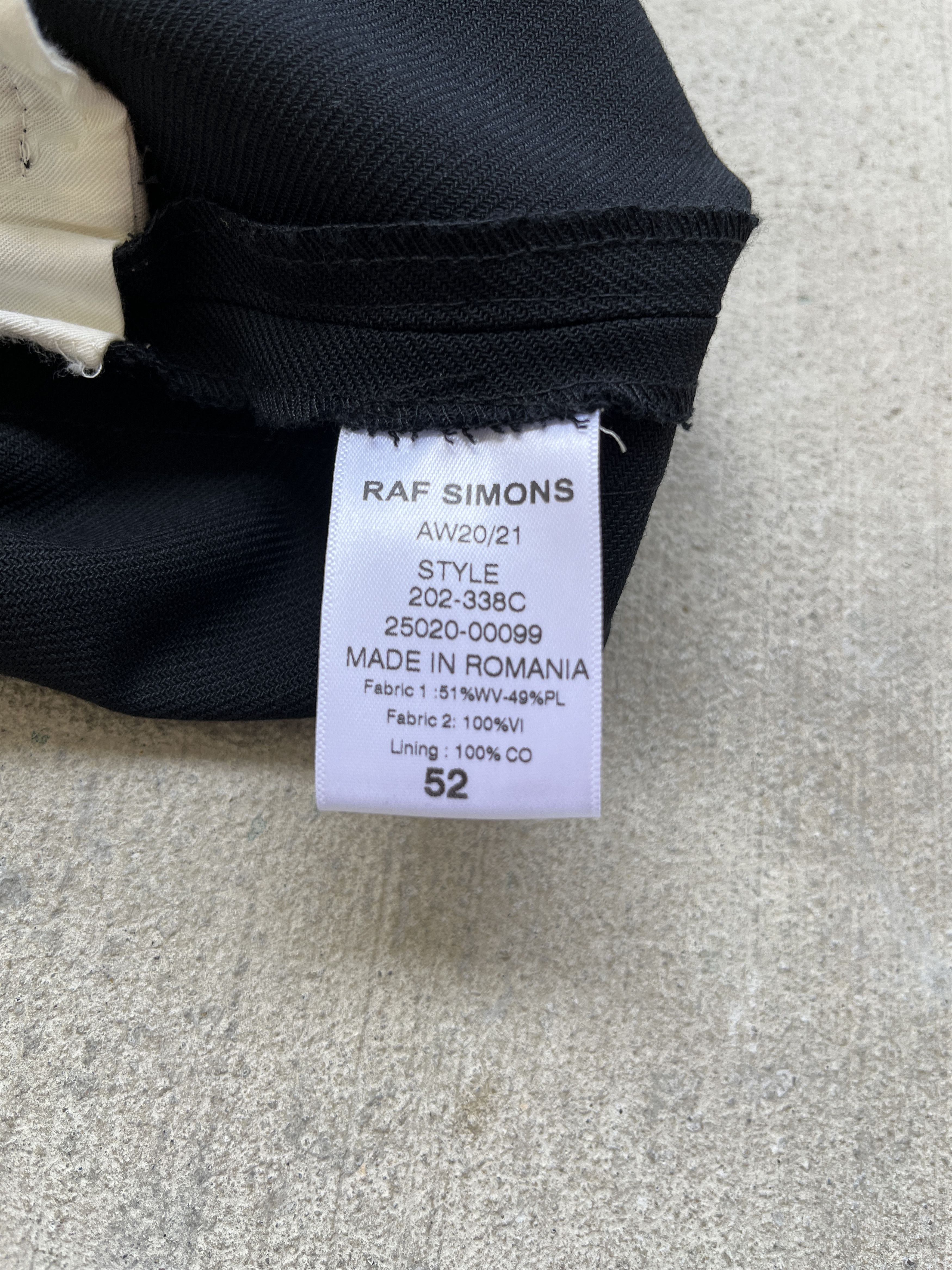 Raf Simons Raf Simons Satin Stripe Tuxedo Trousers AW20 Size US 36 / EU 52 - 6 Thumbnail
