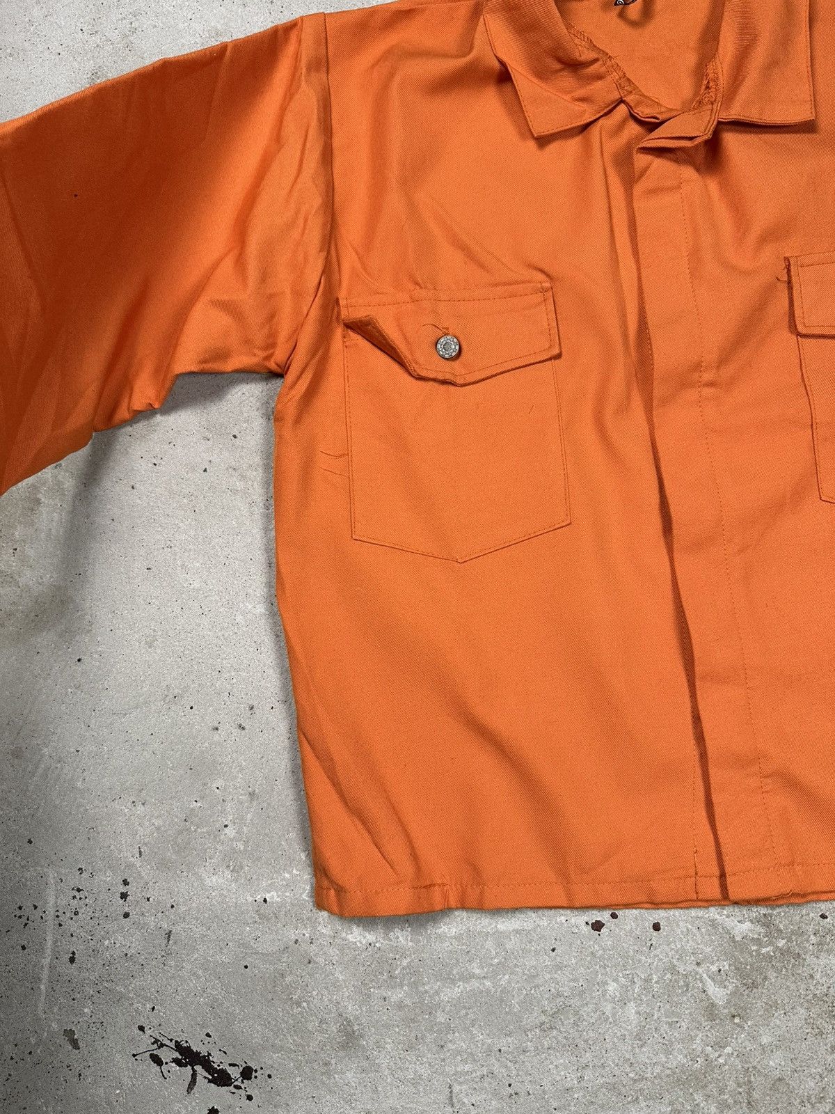 Le Laboureur Vintage Y2K Orange Workwear Jacket Utility Big Pockets Boxy Size US L / EU 52-54 / 3 - 4 Thumbnail