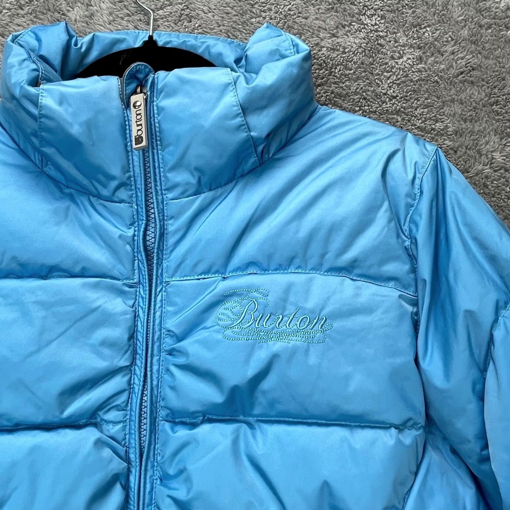 Burton Burton Jacket Women Medium Blue Nylon Puffer Coat Full Zip Snowboard Insulated Coat Size M / US 6-8 / IT 42-44 - 3 Thumbnail