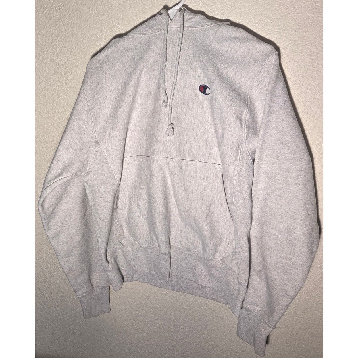 Champion Cozy Small Light Grey Heather Champion Pullover Hoodie Size US S / EU 44-46 / 1 - 3 Thumbnail