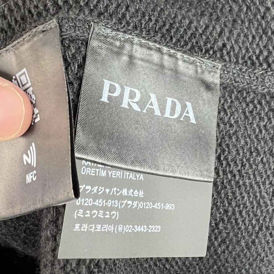 Prada Prada Logo Intarsia Knit Balaclava Size ONE SIZE - 6 Thumbnail