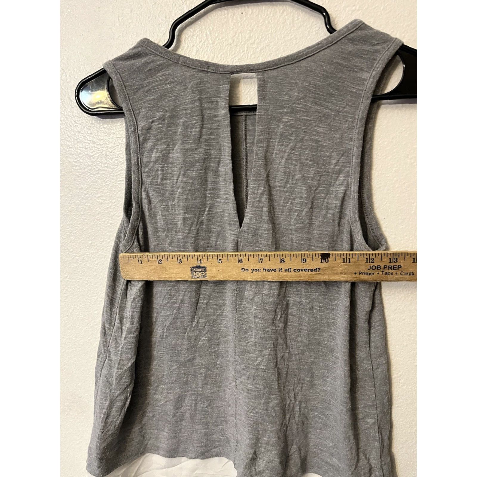 J.Crew J.Crew Tank Top Shirt Tunic Sleeveless Drapey Gray M Viscose Polyester 70/30 Casual Womens Size M / US 6-8 / IT 42-44 - 5 Thumbnail