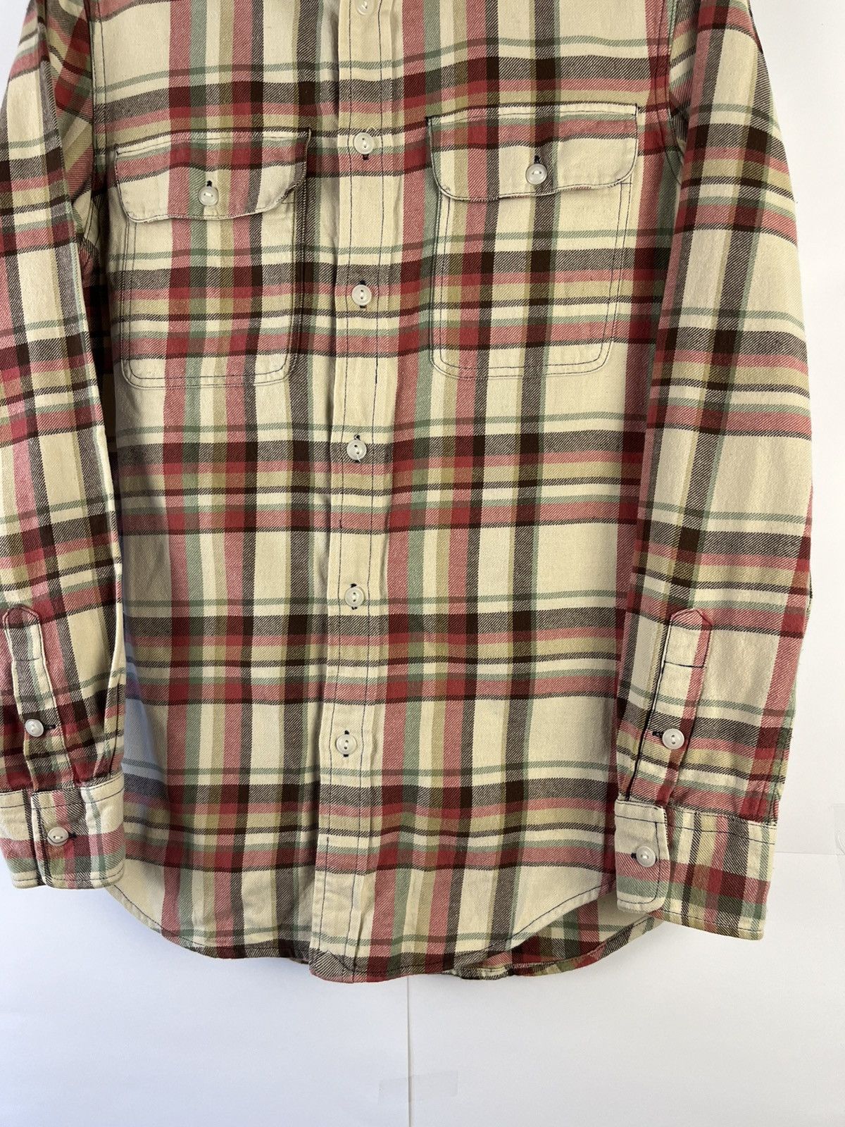 Ralph Lauren Ralph Lauren Men's Cotton Plaid Long Sleeve Shirt Button Up Size US S / EU 44-46 / 1 - 4 Thumbnail