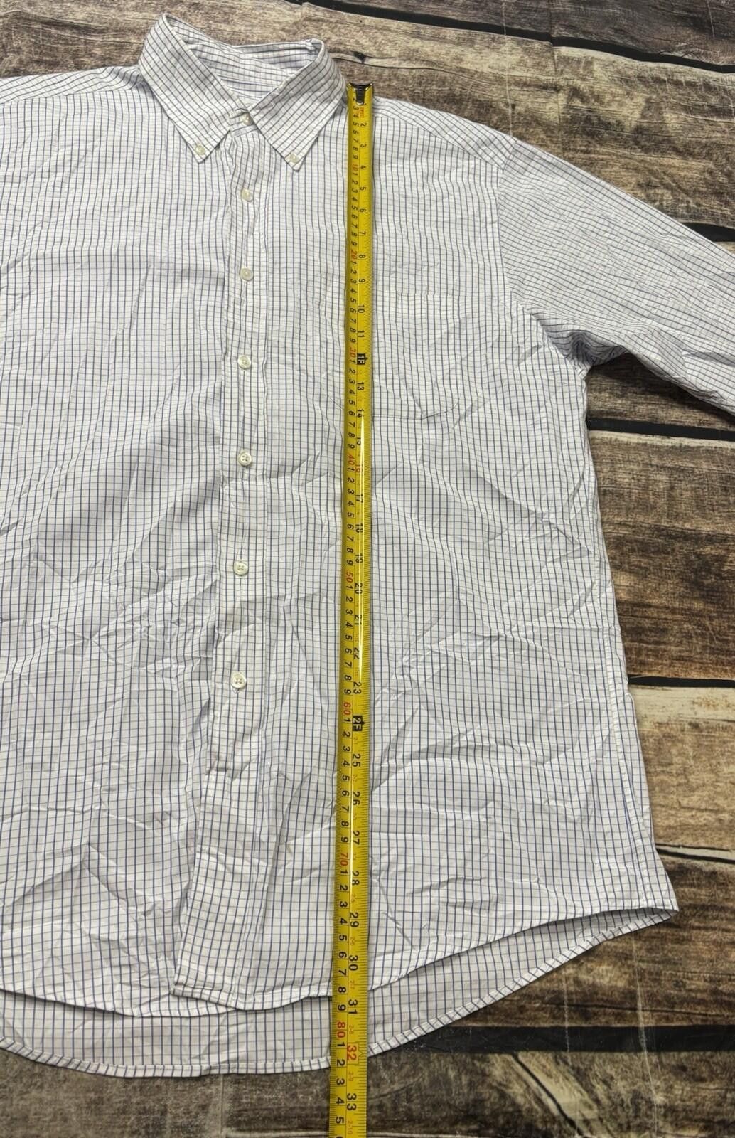 Brooks Brothers Brooks Brothers Shirt Mens 15.5 32 Large Check Cotton Size 42R - 12 Thumbnail