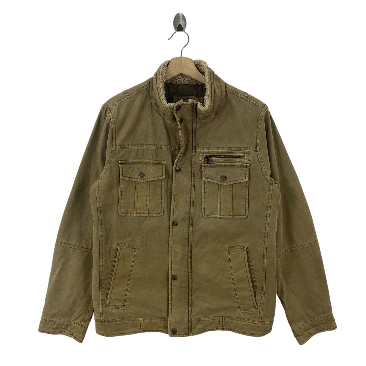 Levi's Vintage LEVI’S Sherpa Workwear Jacket Quilted Insulated Size US L / EU 52-54 / 3 - 3 Thumbnail