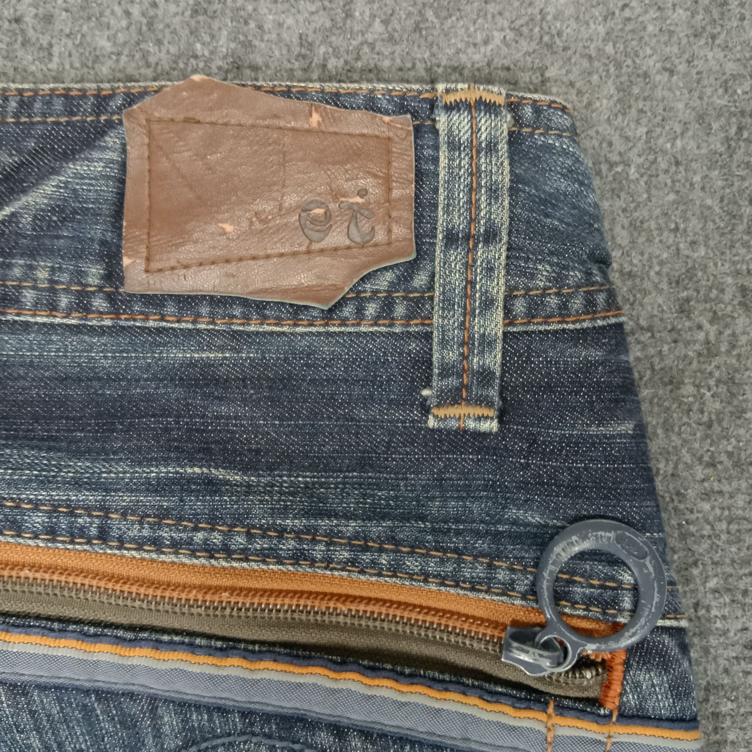 Japanese Brand ET Japanese Brand Bootcut Fading Style Denim Jeans Size 31" - 8 Thumbnail