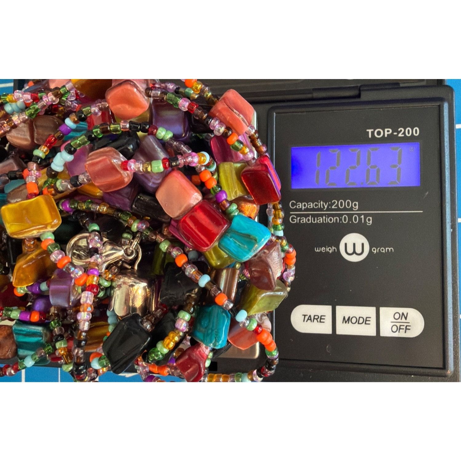 Other Vtg Multicolor Layered Beaded Necklace Chunky Seed Beads Dye Size ONE SIZE - 5 Thumbnail