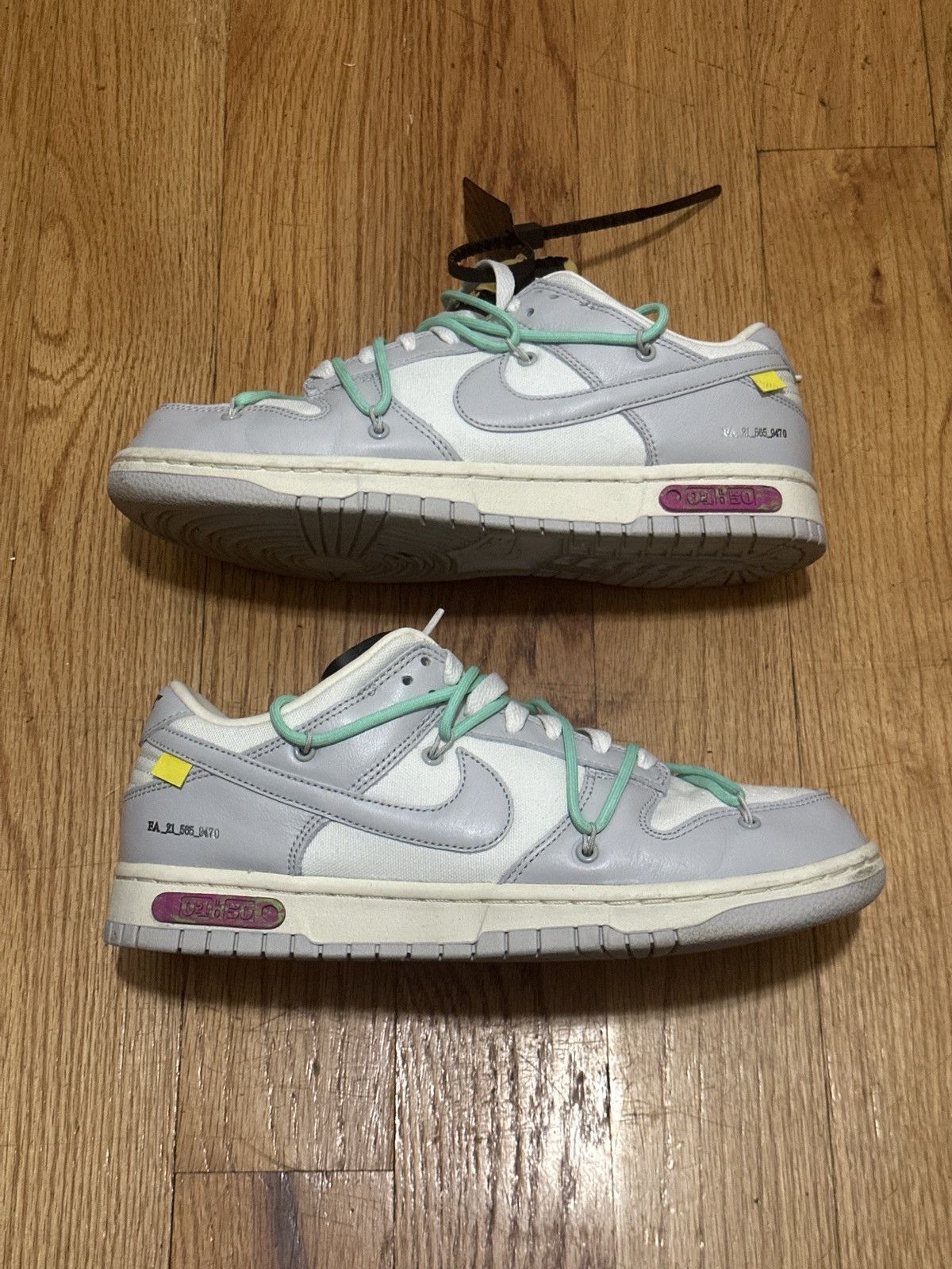 Nike × Off-White Nike x Off-White x Dunk Low Size US 9 / EU 42 - 2 Thumbnail