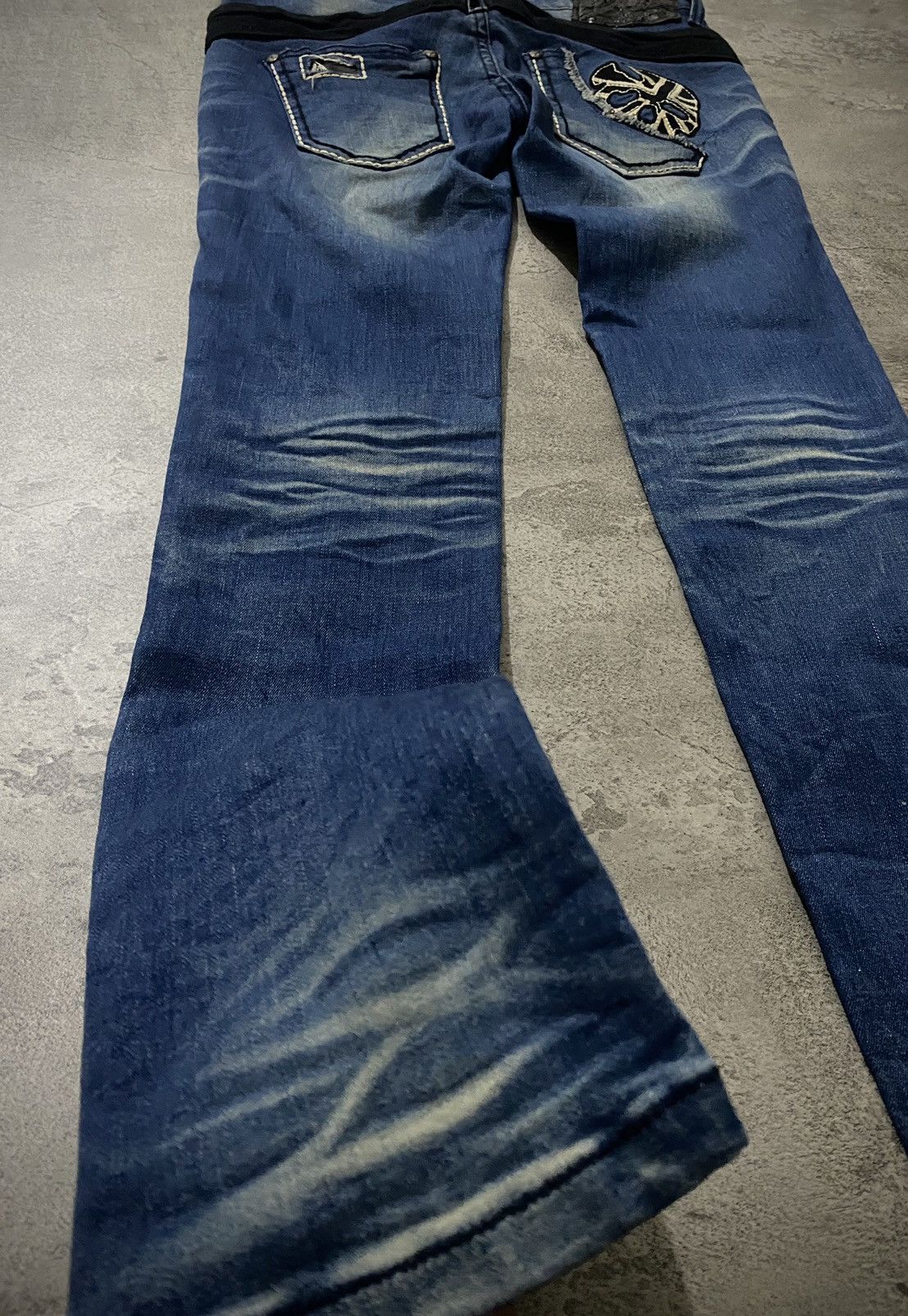 Hysteric Glamour Y2k Lolita skull grunge ifsixwasnine skinny jeans Size US 28 / EU 44 - 3 Thumbnail