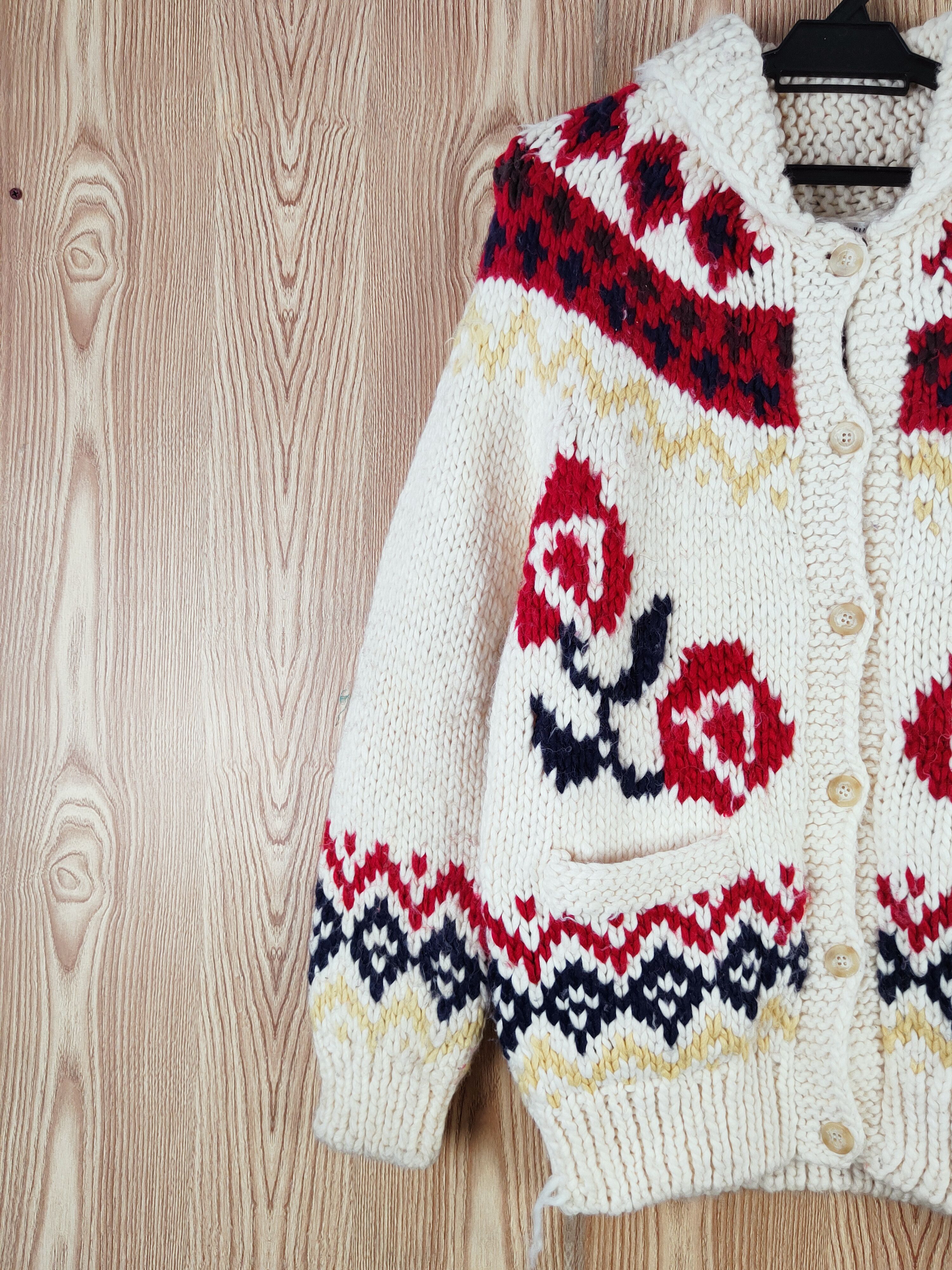 Japanese Brand Mamaikuko de Paris Cream Knitwear Cardigan #W583 Size M / US 6-8 / IT 42-44 - 3 Thumbnail