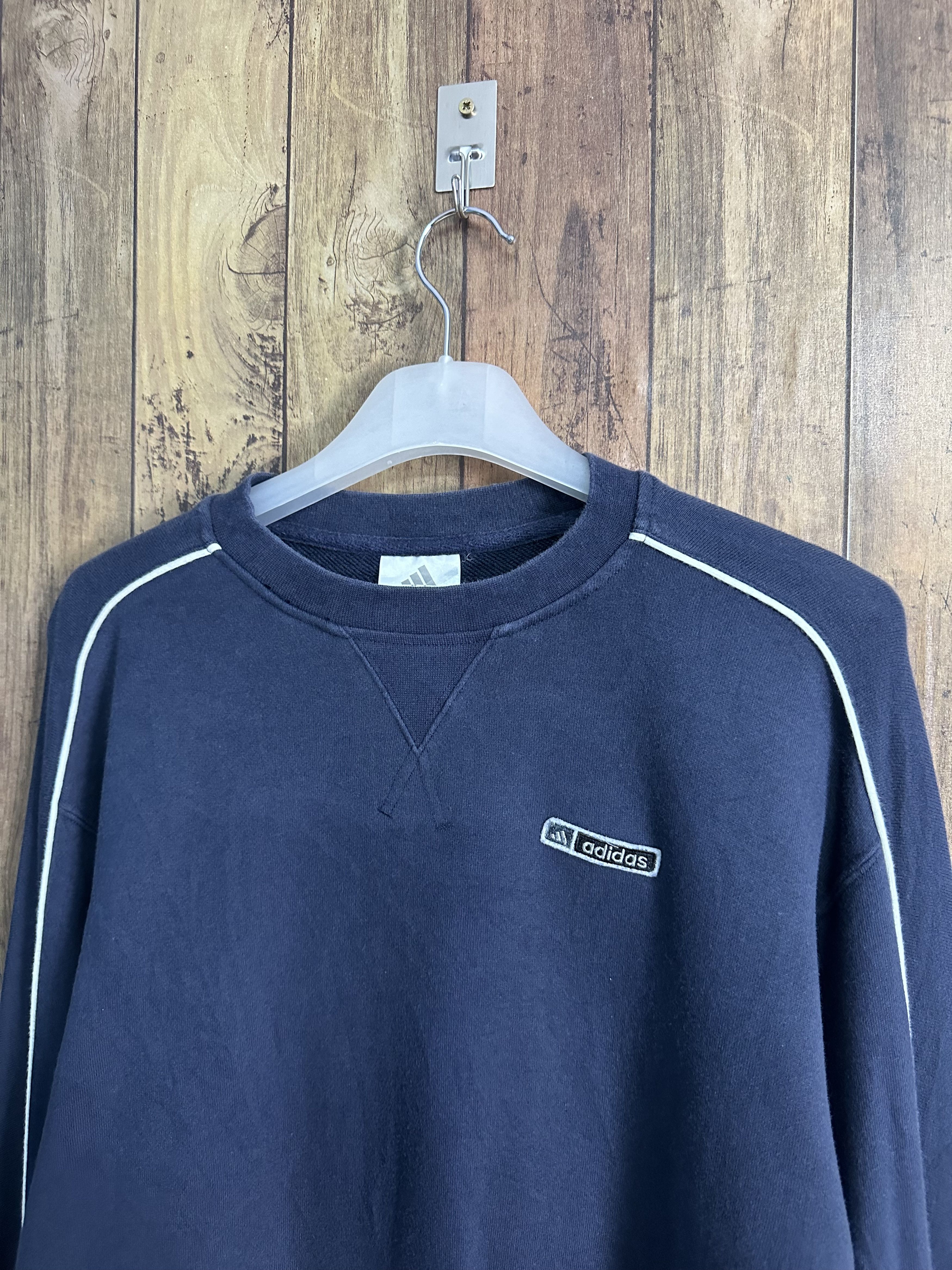 Adidas Adidas Crewneck Vintage Sweatshirt A333 Size US L / EU 52-54 / 3 - 2 Thumbnail