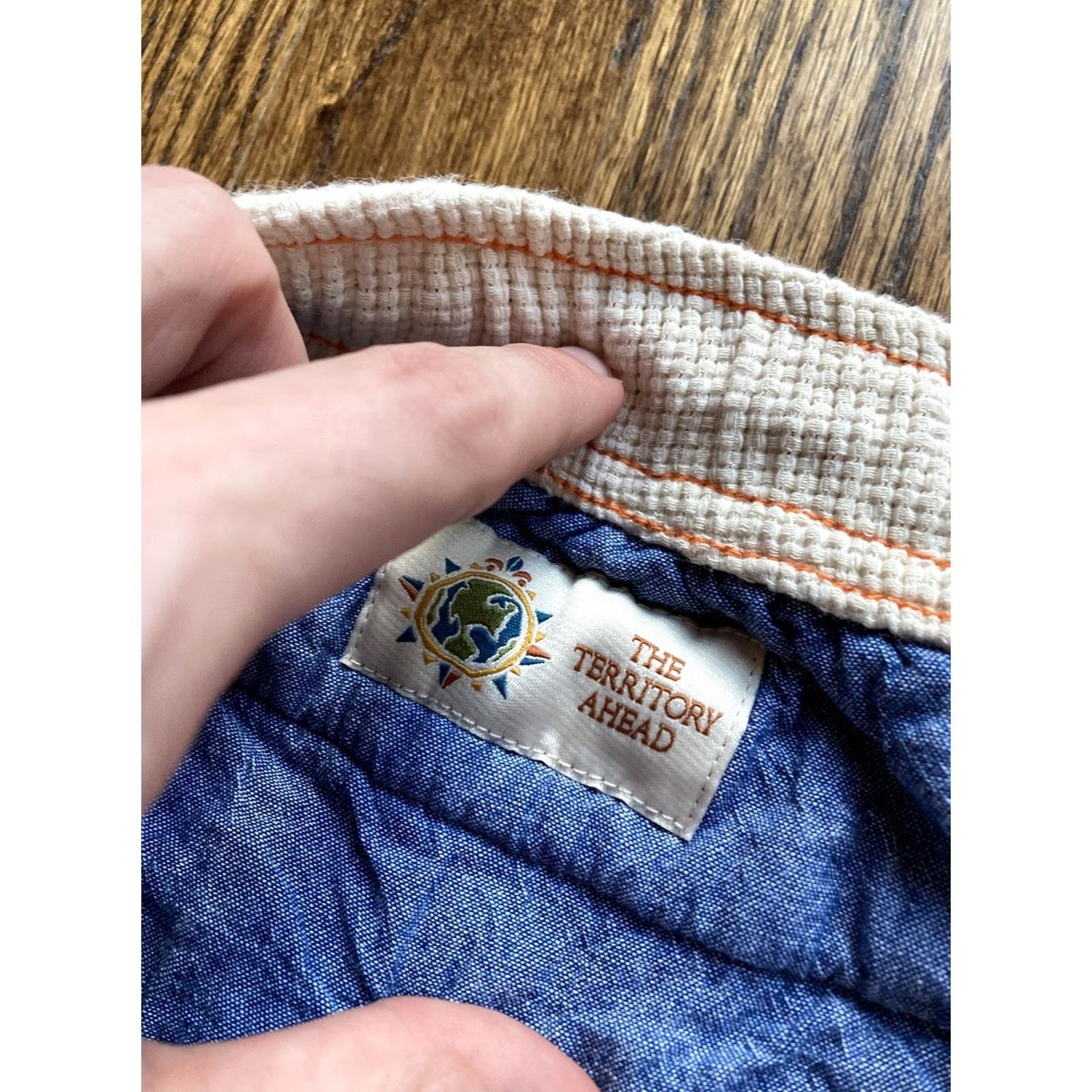 The Territory Ahead Territory Ahead Pants Mens 2XL Ivory Knit Drawstring Lounge Size US 39 - 7 Thumbnail