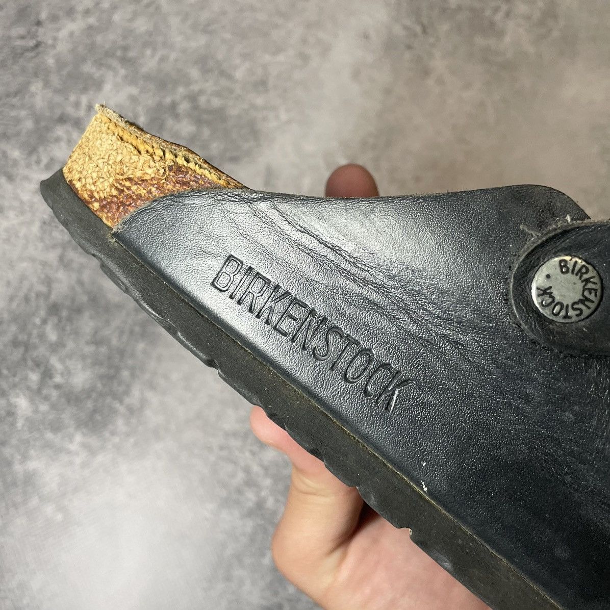 Birkenstock Birkenstock Leather Boston Black Size US 10 / EU 43 - 4 Thumbnail