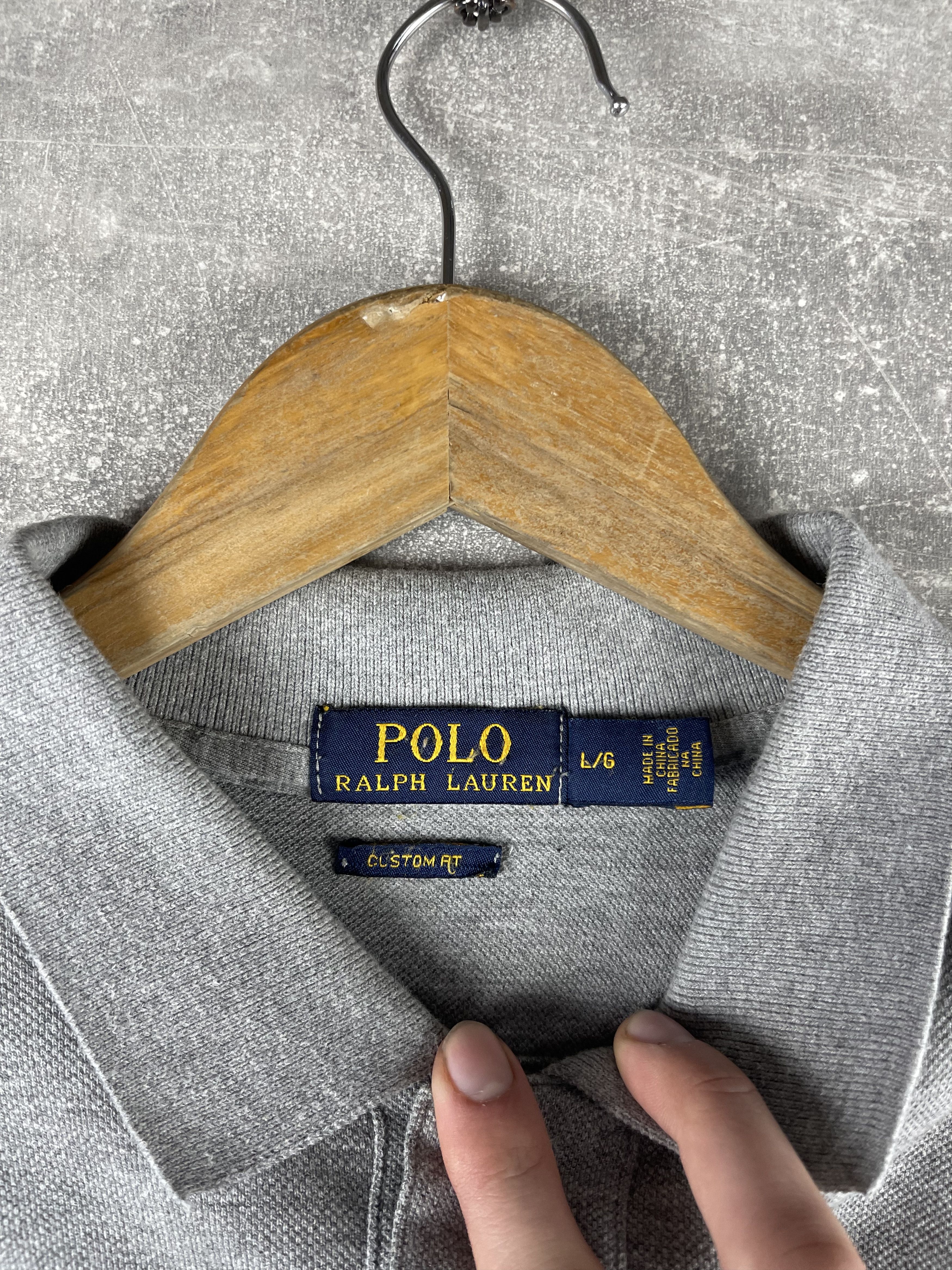 Polo Ralph Lauren Polo Ralph Lauren gray cotton button rugby longsleeve Size US M / EU 48-50 / 2 - 7 Thumbnail