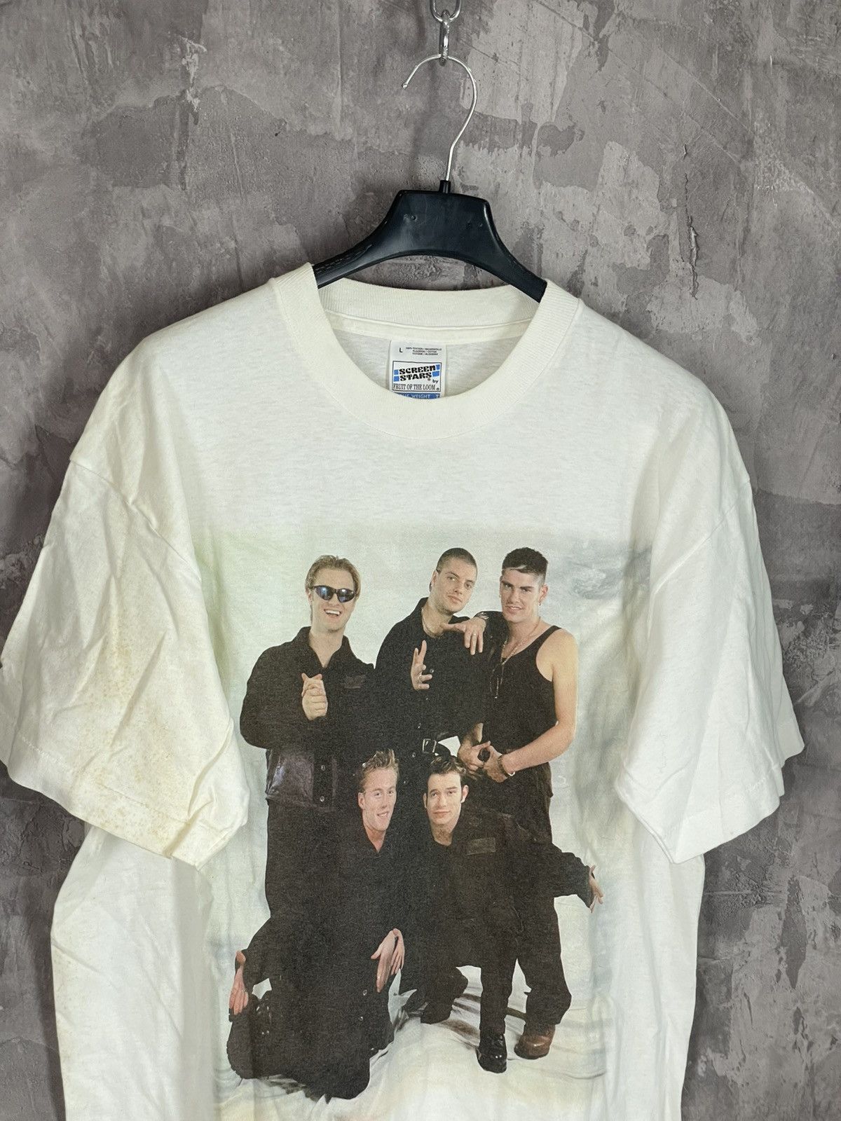 Band Tees 1996 Vintage Boyzone Band Tour T-Shirt Size US L / EU 52-54 / 3 - 7 Thumbnail