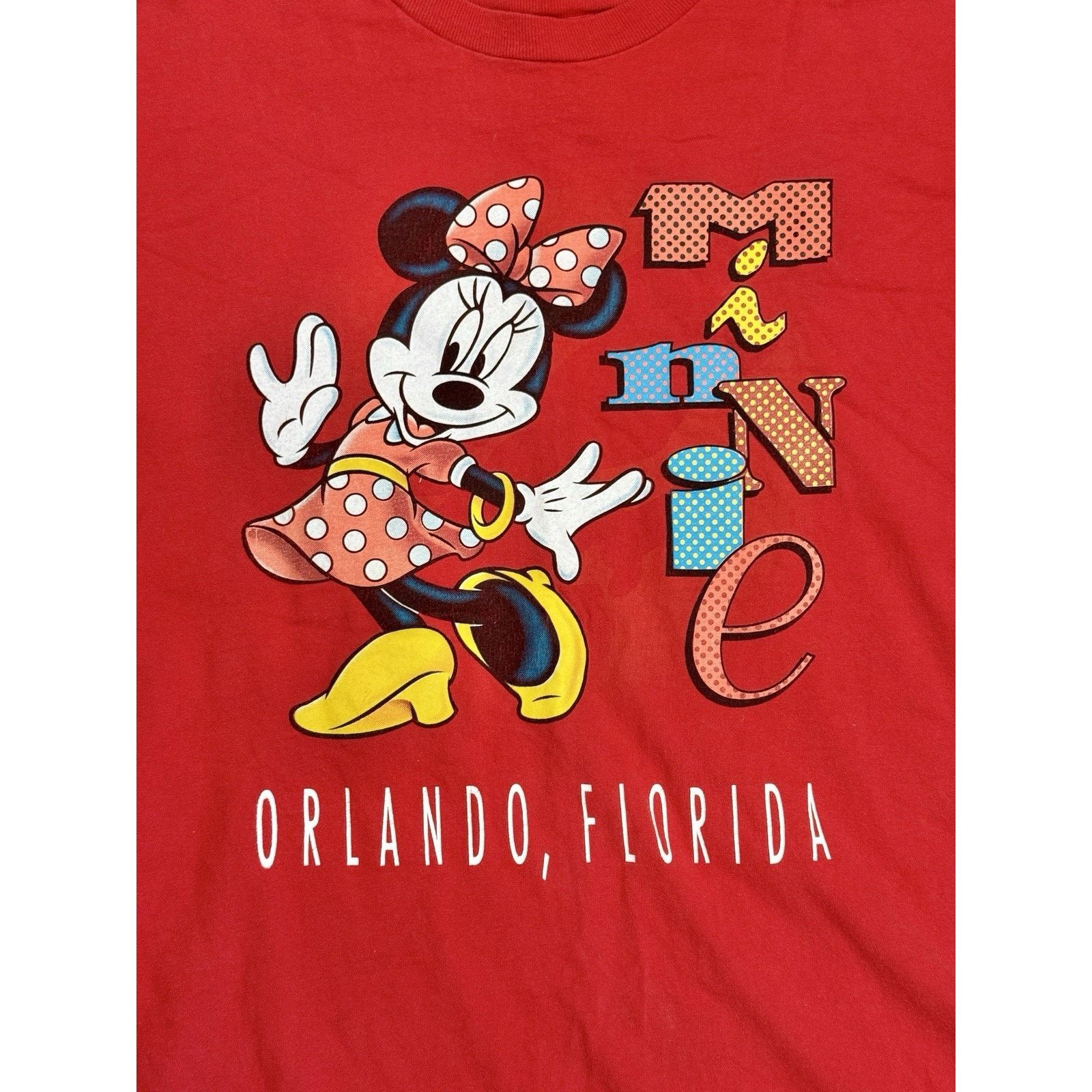 Mickey Unlimited Vintage 90s Mickey Mouse T-shirt 2XL USA Minnie Mouse VTG Size US XXL / EU 58 / 5 - 3 Thumbnail
