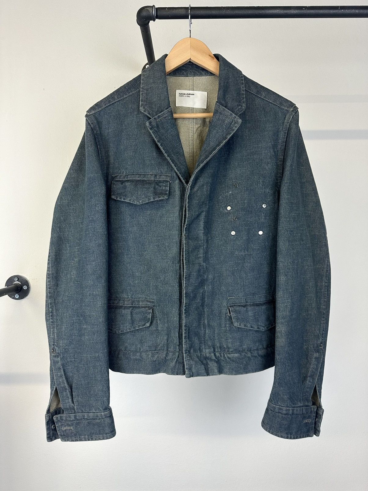 SS04 \TEMPORAL MEDITATIONS\ HUSSEIN CHALAYAN WORK JACKET