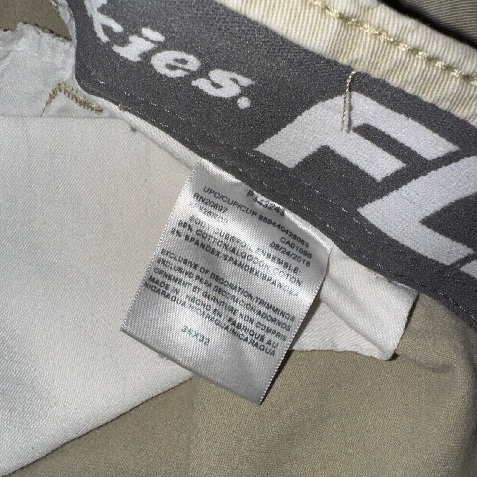 Carhartt × Dickies × Vintage Dickies Flex Chino Pants Khaki 36x31 Workwear Punker Classic Size US 36 / EU 52 - 6 Thumbnail