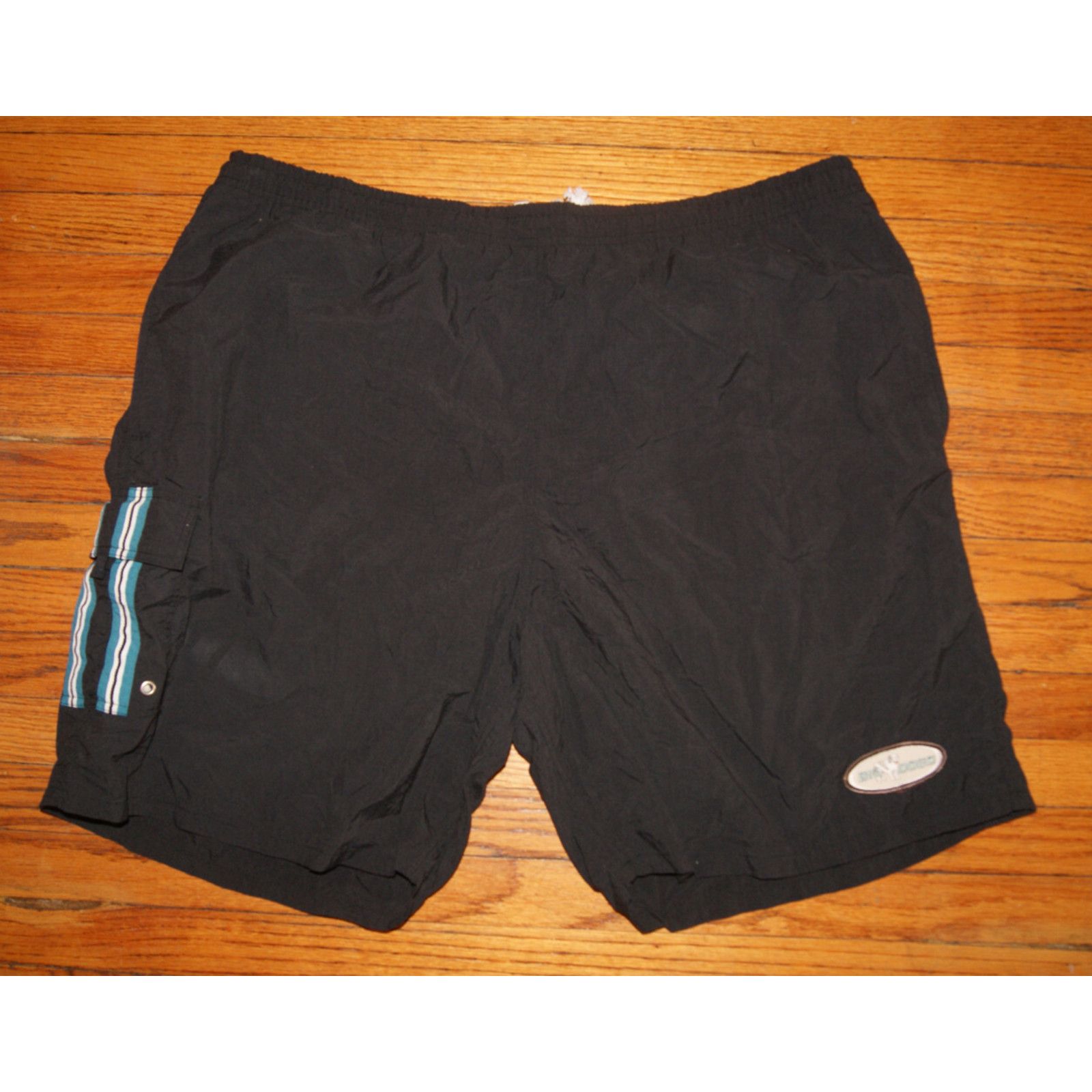 Big Dogs VTG 90s BIG DOGS Men XL Swim Trunks Shorts Drawstring Pocket Size US 36 / EU 52 - 1 Thumbnail