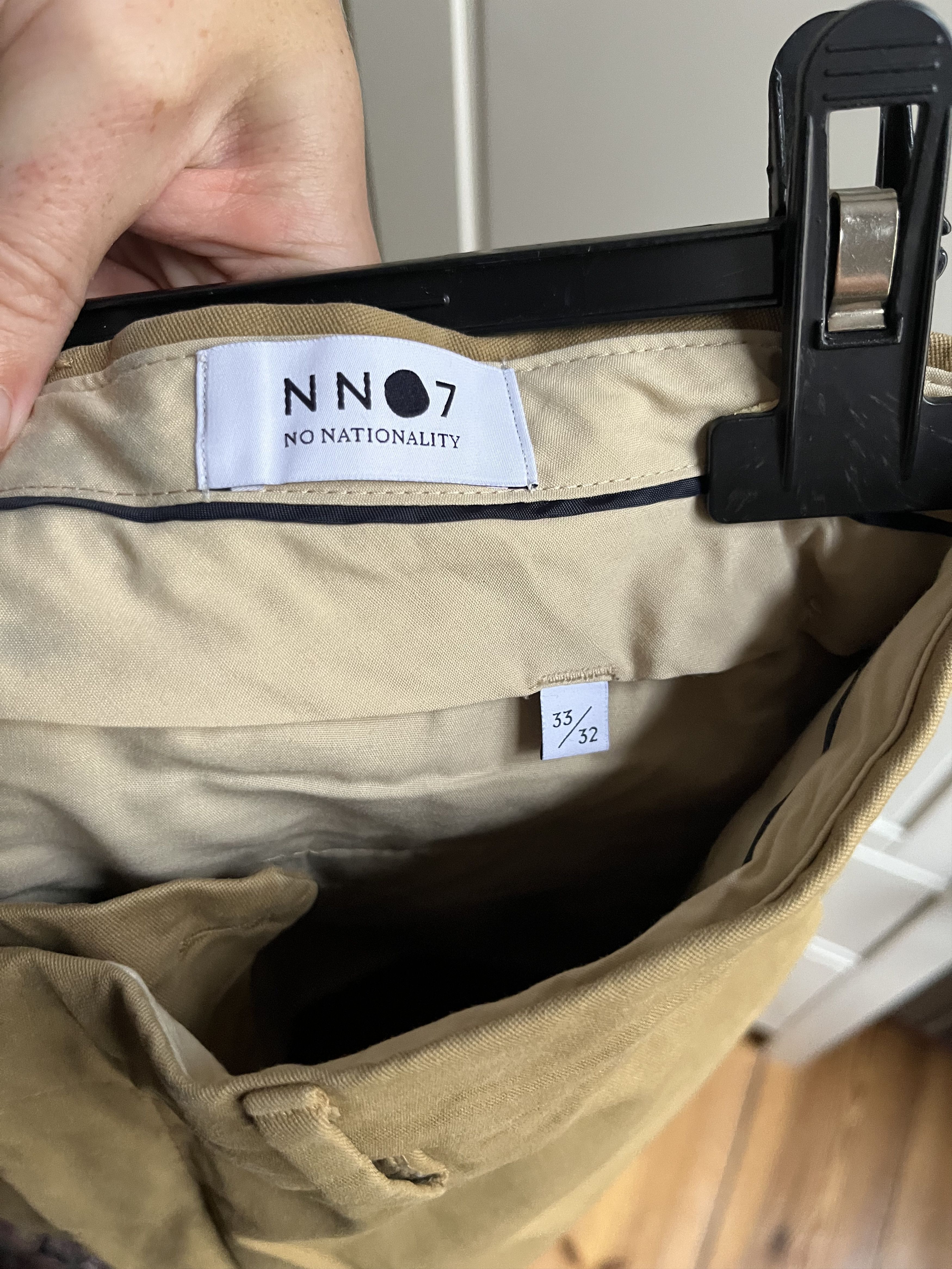 NN07 NN07 No Nationality Chino Hose, beige, W33 L32 Size US 32 / EU 48 - 3 Thumbnail