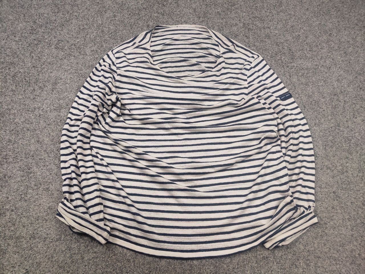 Saint James Saint James asap rocky Linen vintage long sleeve top Size US M / EU 48-50 / 2 - 2 Thumbnail