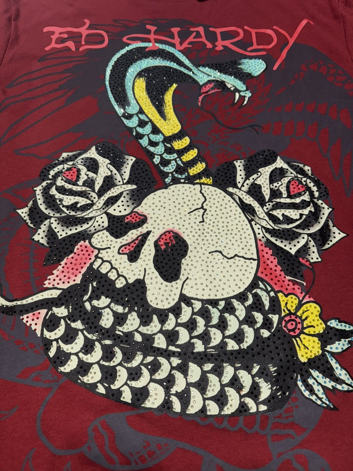 Ed Hardy Ed Hardy - Skull, Snake & Rose Graphic size M Size US M / EU 48-50 / 2 - 4 Thumbnail