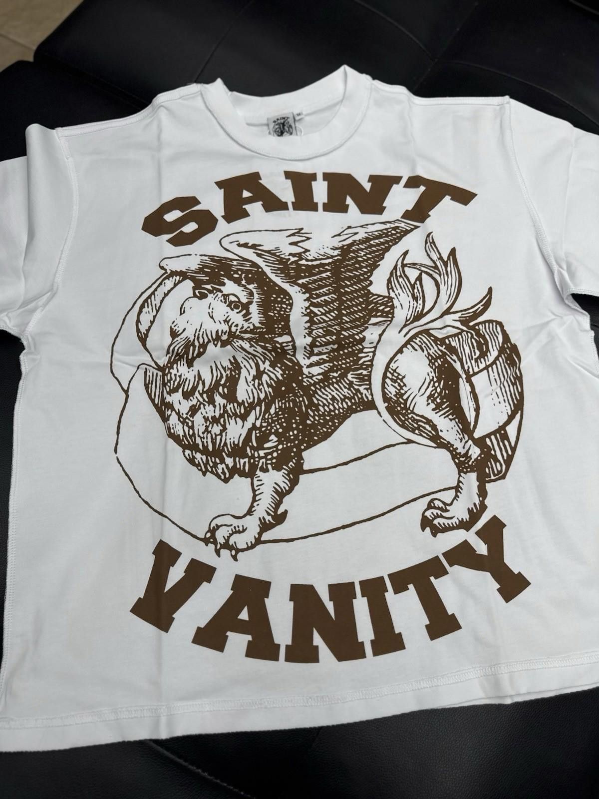 Saint Vanity Size (M) - Saint Vanity T-shirt Brown Logo Authentic (NEW) Size US M / EU 48-50 / 2 - 4 Thumbnail