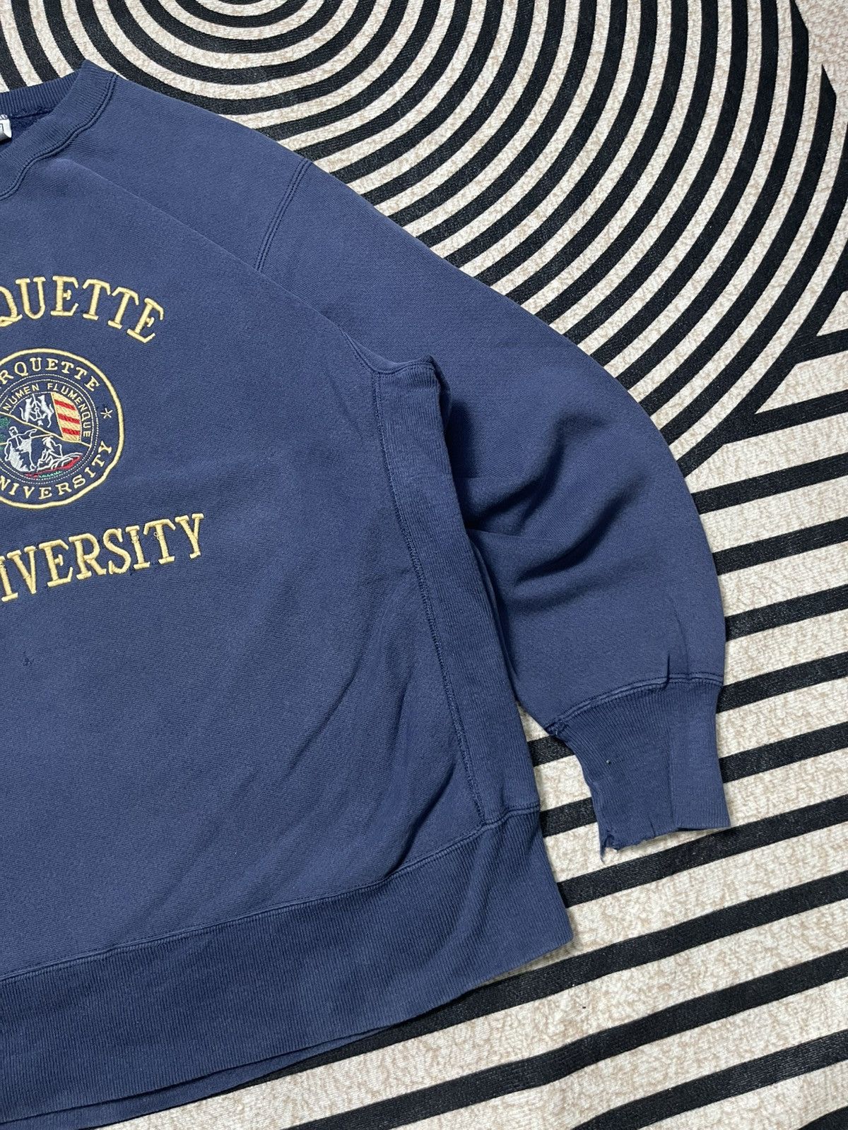 90s LEE X MARQUETTE UNIVERSITY DISTRESSED CREWNECK