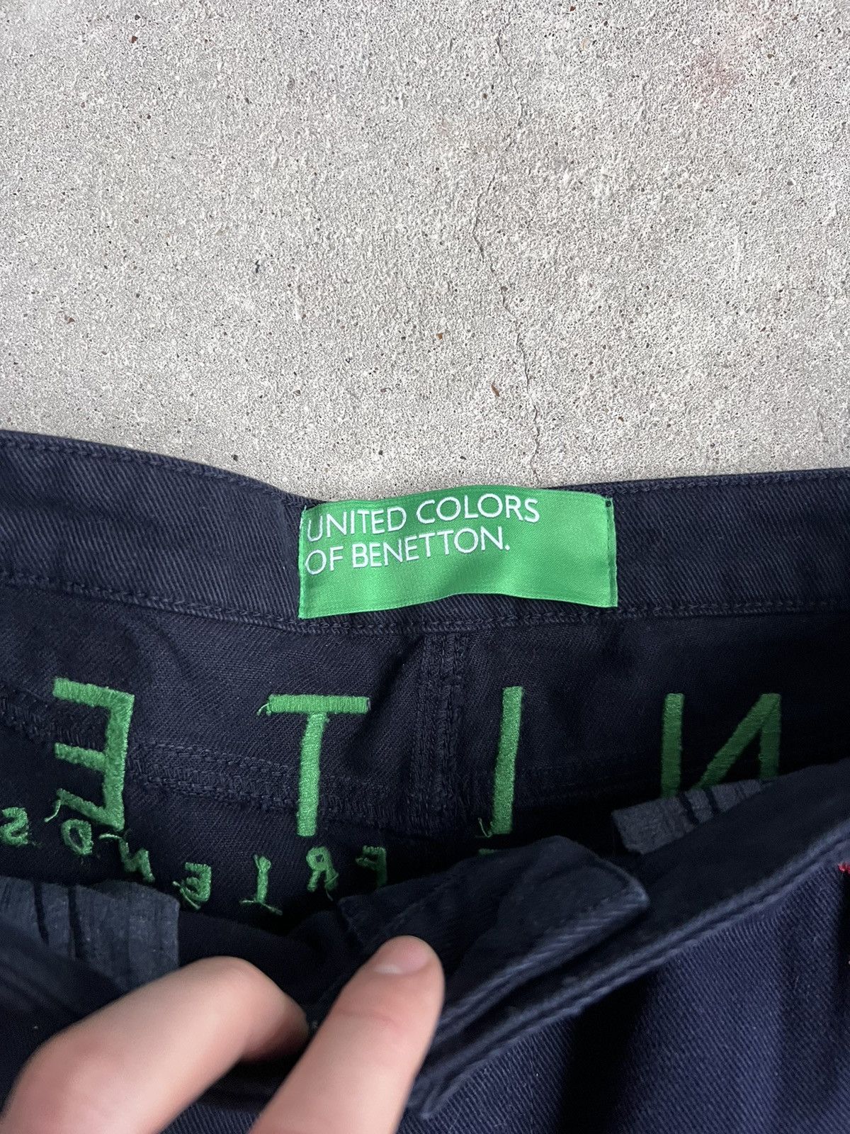 JNCO Vintage Benetton Baggy Jeans Size US 30 / EU 46 - 6 Thumbnail