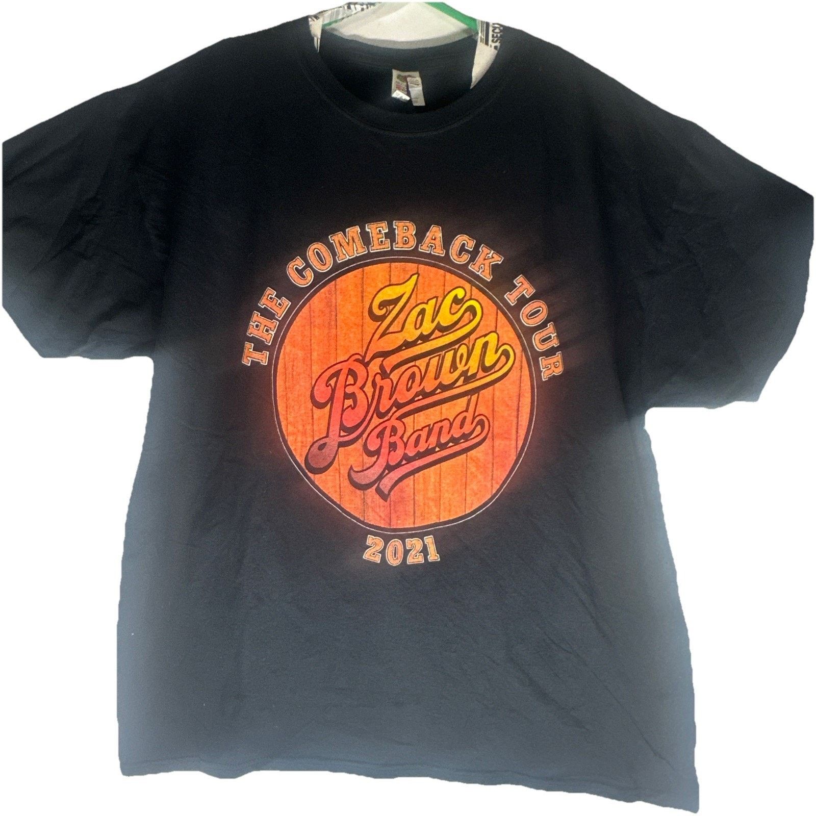 Fruit Of The Loom Zac Brown Band Shirt Mens Extra Large The Comeback Tour 2021 Size US XL / EU 56 / 4 - 1 Thumbnail