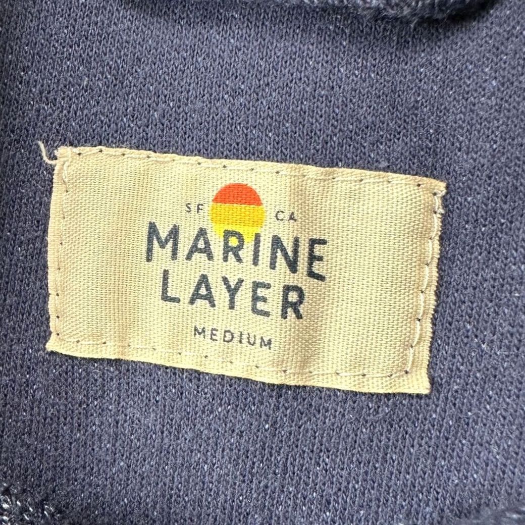 Marine Layer Marine Layer Henley Sweater Mens Medium Blue Pullover Long Sleeve Shirt. Size US M / EU 48-50 / 2 - 5 Thumbnail