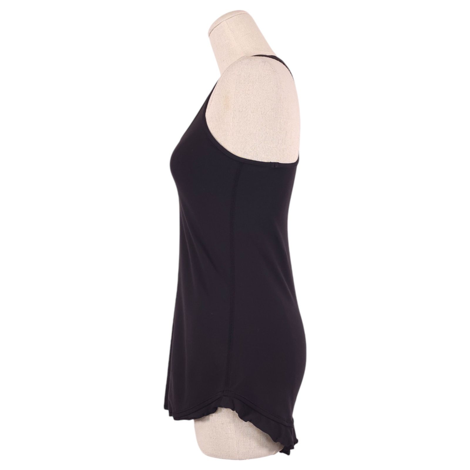 Lululemon Lululemon Cool Racerback Ruffled Up Black Sz 6 Size M / US 6-8 / IT 42-44 - 2 Thumbnail