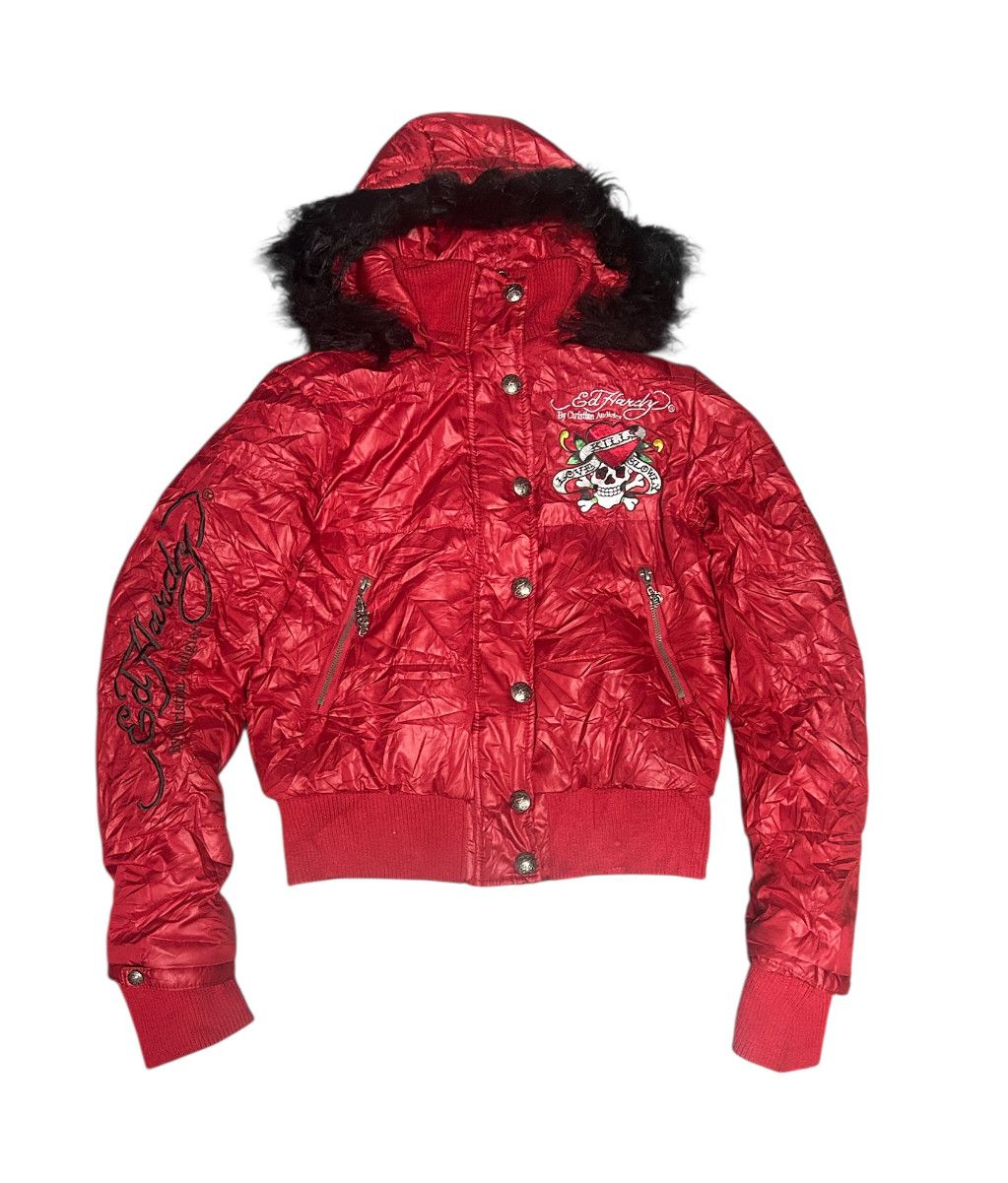 Ed Hardy Rare Ed Hardy fur jacket by christian audigier Size US M / EU 48-50 / 2 - 2 Thumbnail