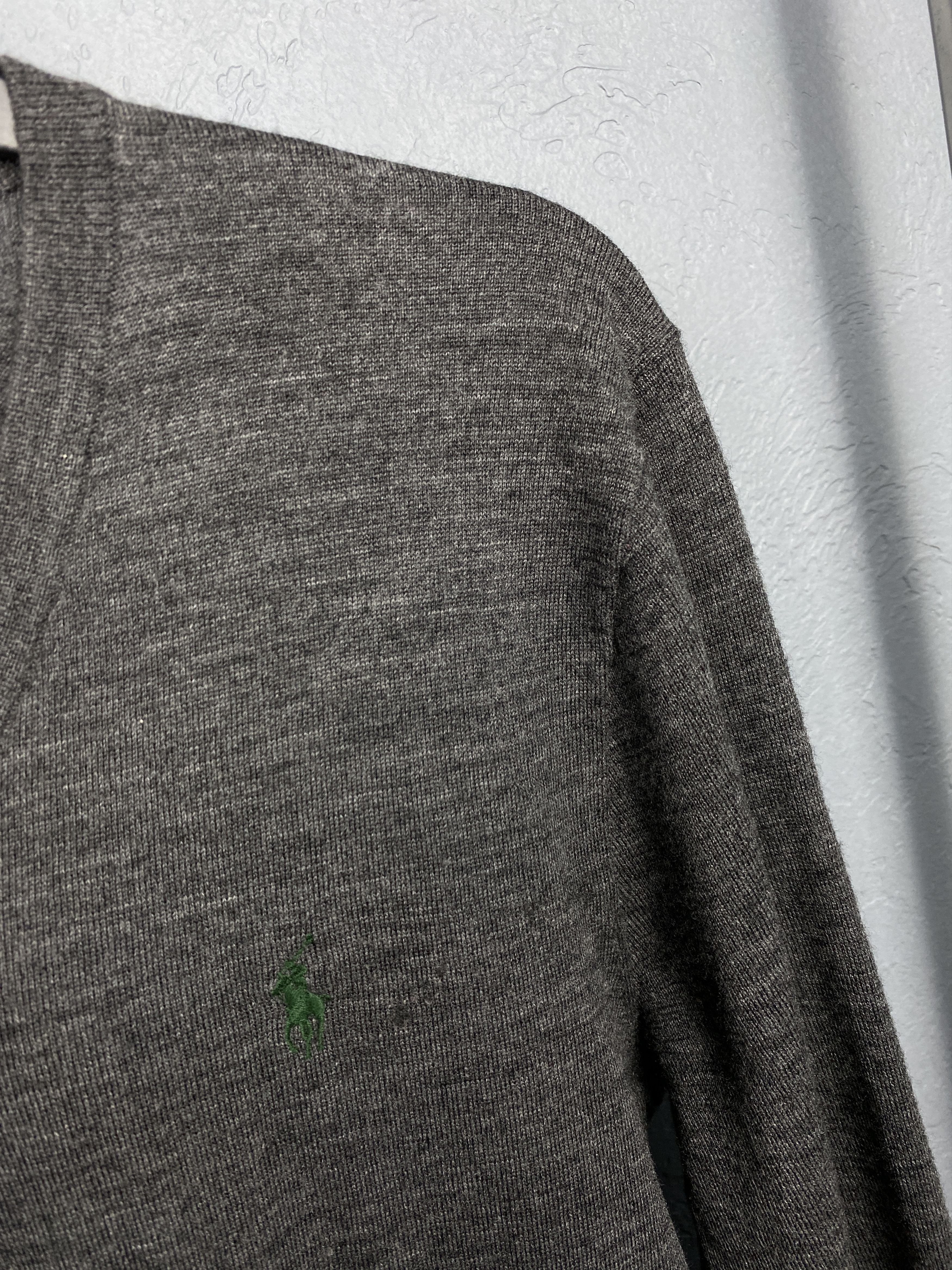 Polo Ralph Lauren Polo Ralph Lauren V-Neck Mens Merino Wool Sweater Size US M / EU 48-50 / 2 - 3 Thumbnail