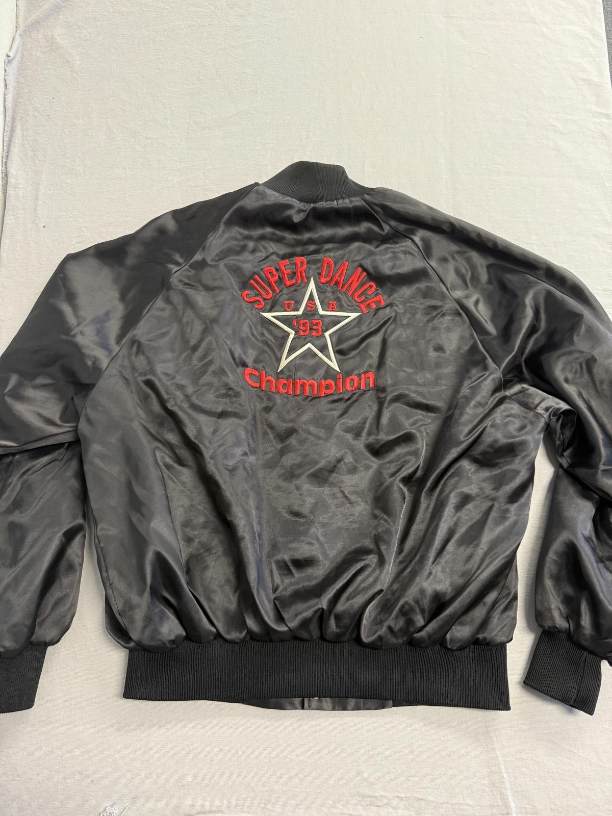 Auburn Sportswear VTG Super Dance Champion Bomber Jacket USA 1993 XL Size US XL / EU 56 / 4 - 1 Thumbnail