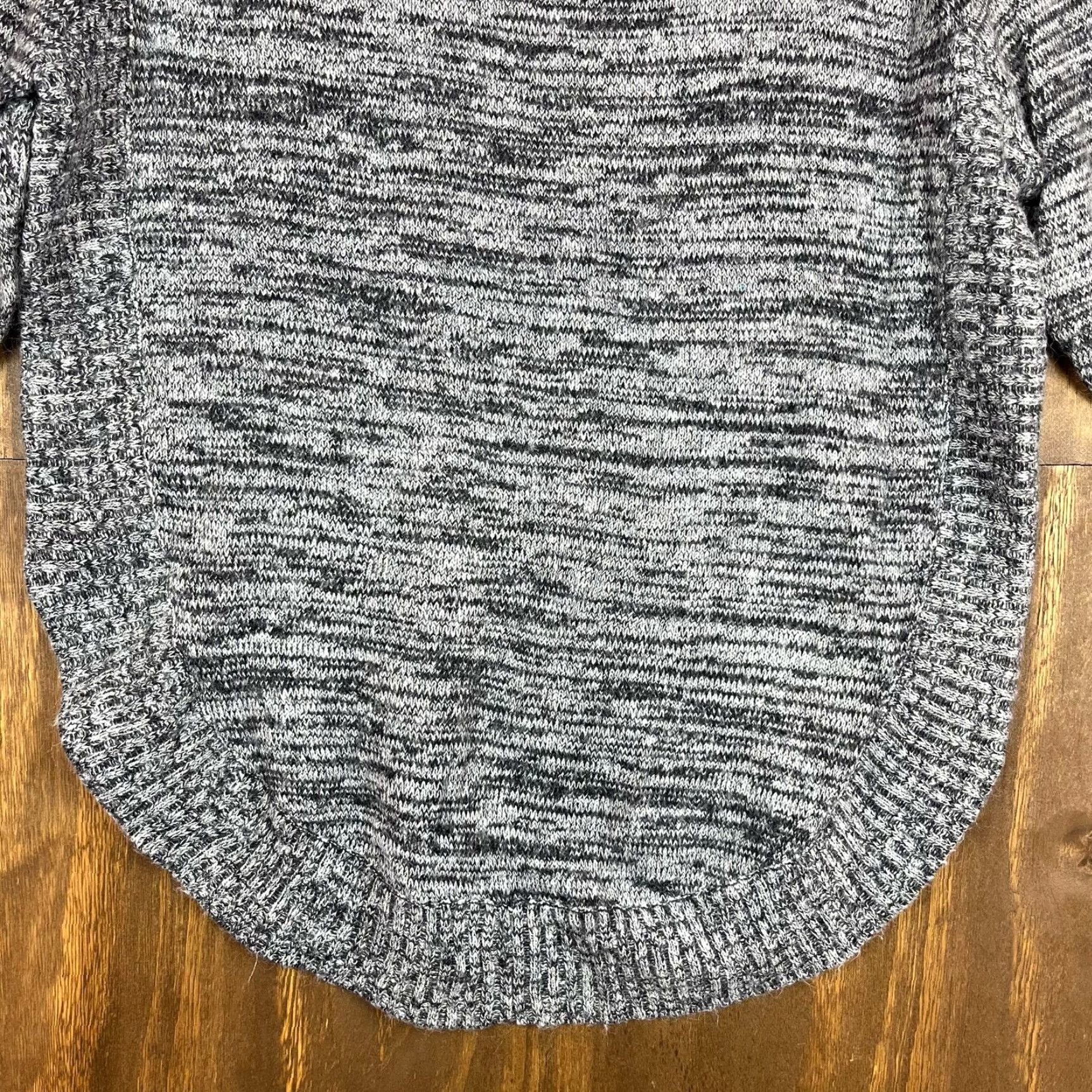 Express Express Womens Sweater Gray Boat Neck 3/4 Sleeve Knit Wool Mohair Blend Tunic S Size S / US 4 / IT 40 - 4 Thumbnail
