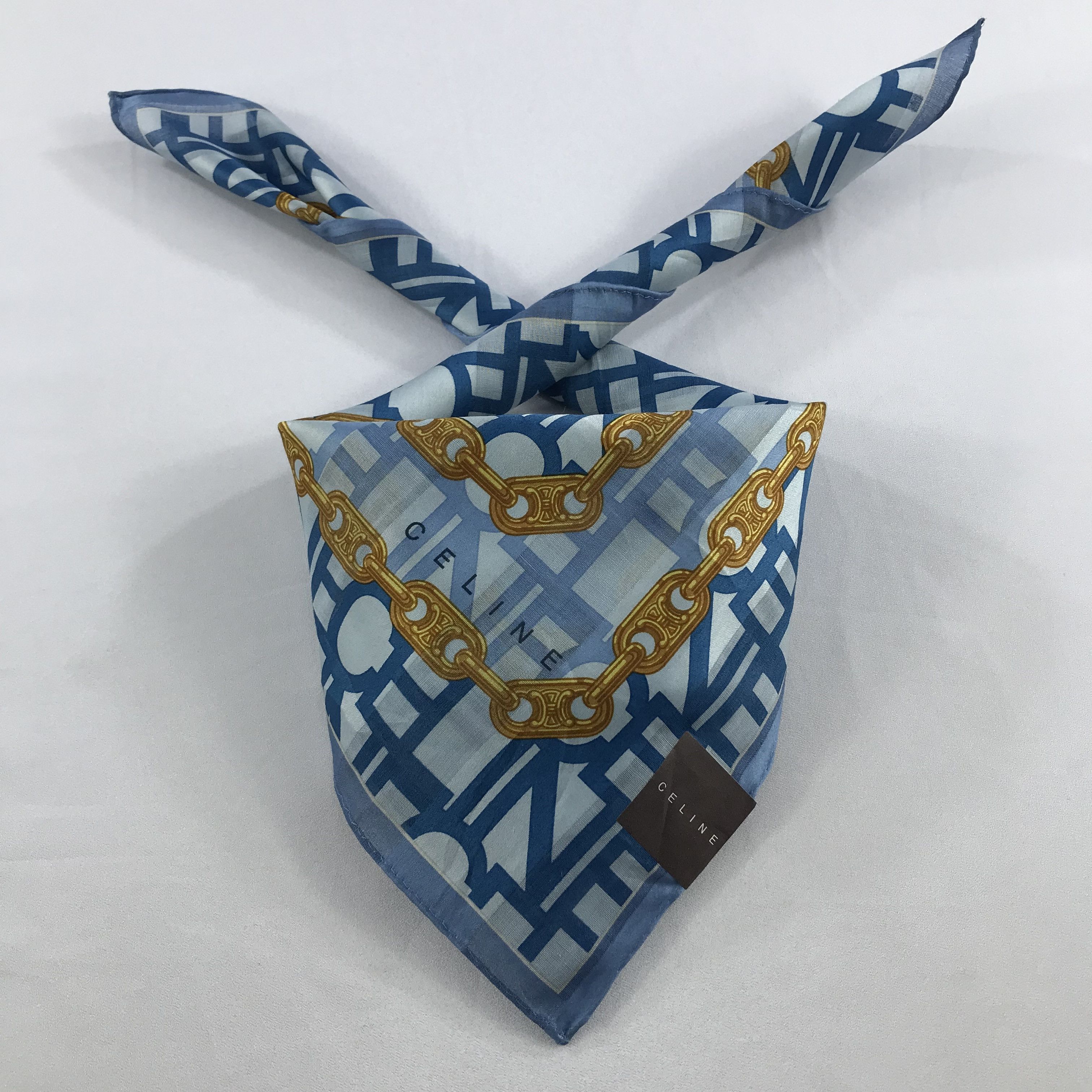 Celine × Vintage Celine Bandana / Handkerchief / Neckerchief - S2699 Size ONE SIZE - 3 Thumbnail
