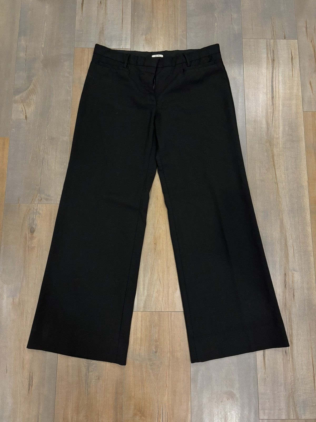 Miu Miu Miu Miu Low-Rise Flared Slacks - Y2K Size 32" / US 10 / IT 46 - 7 Thumbnail