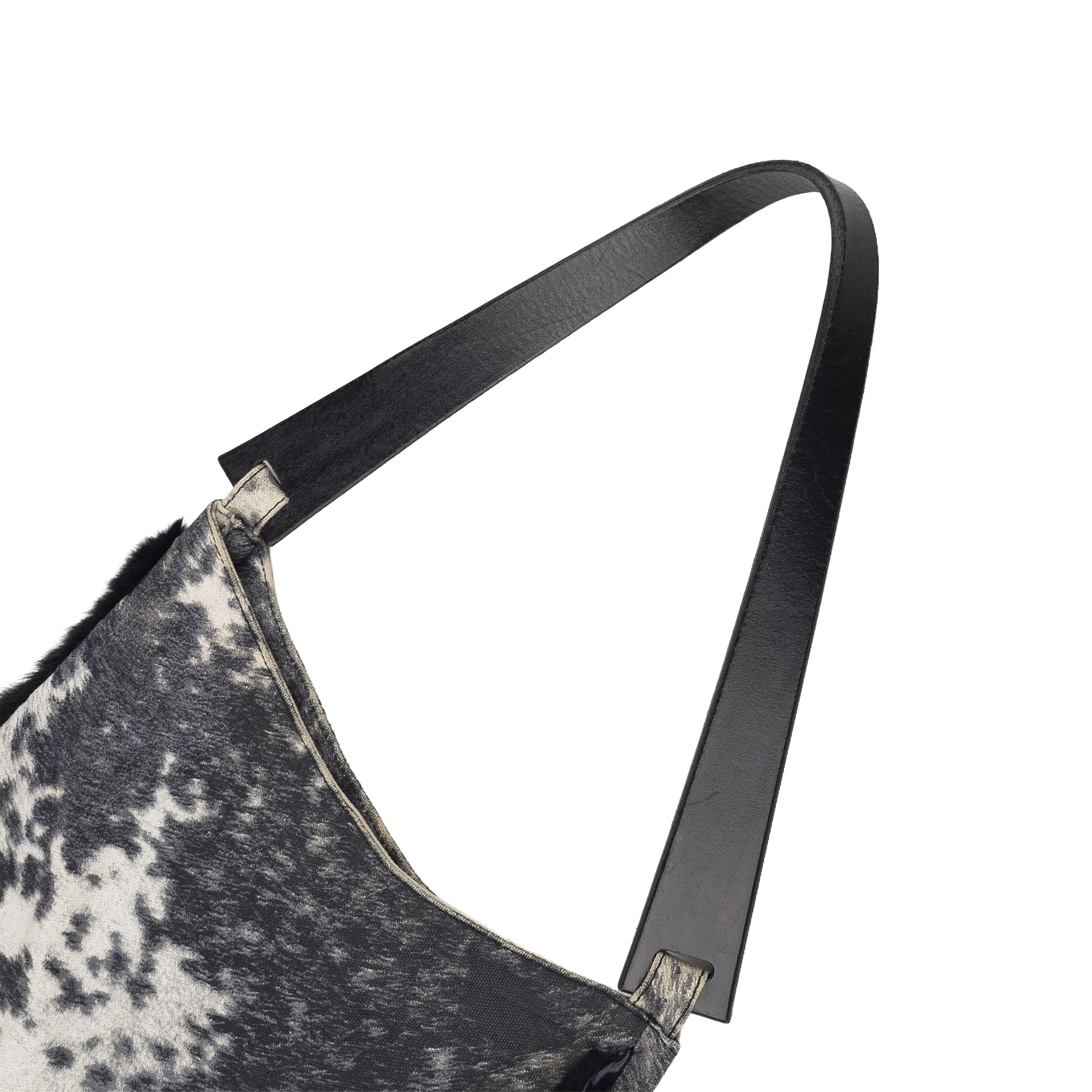 Roberto Cavalli Roberto Cavalli Animal Print Faux Fur Trim Bag Size ONE SIZE - 6 Thumbnail