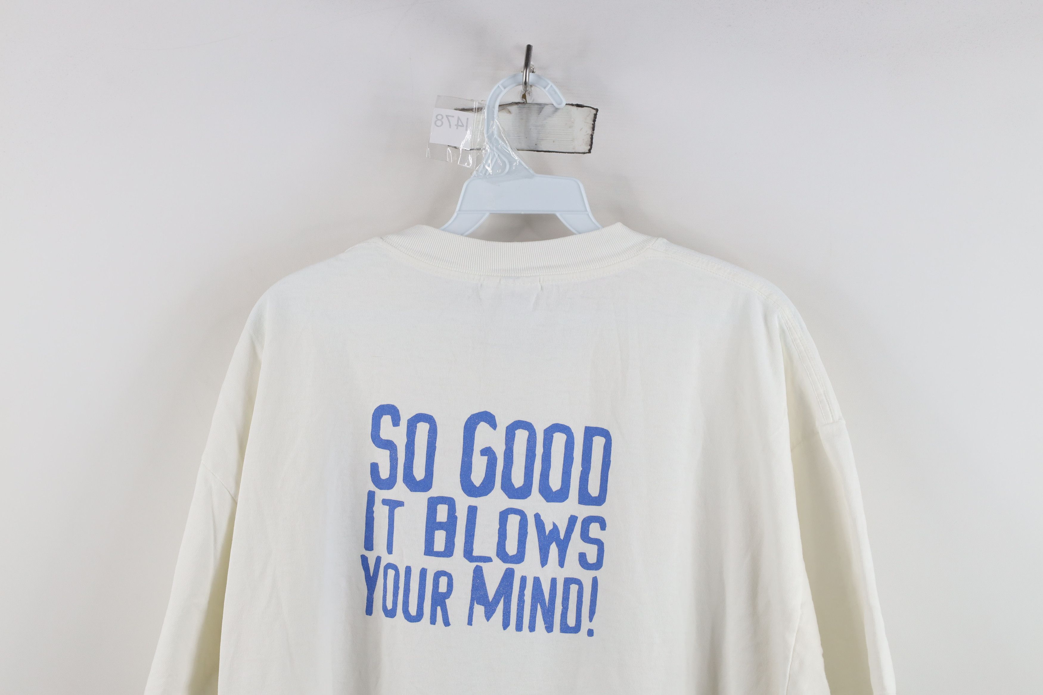 Vintage Vintage 90s News 400 So Good It Blows Your Mind T-Shirt Size US XL / EU 56 / 4 - 12 Thumbnail