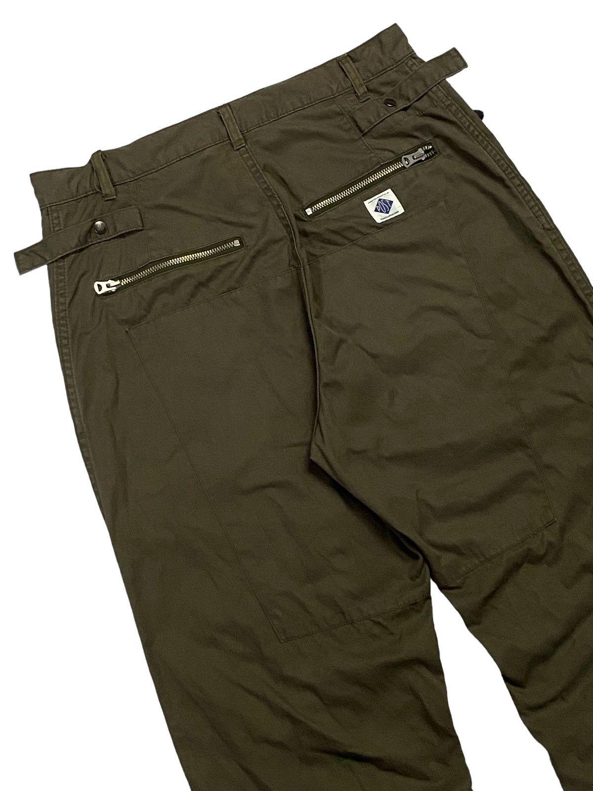 Japanese Brand × Post Overalls Rare💥Post Overalls Synchro Systems Parachute Cargo Pants Size US 33 - 19 Thumbnail
