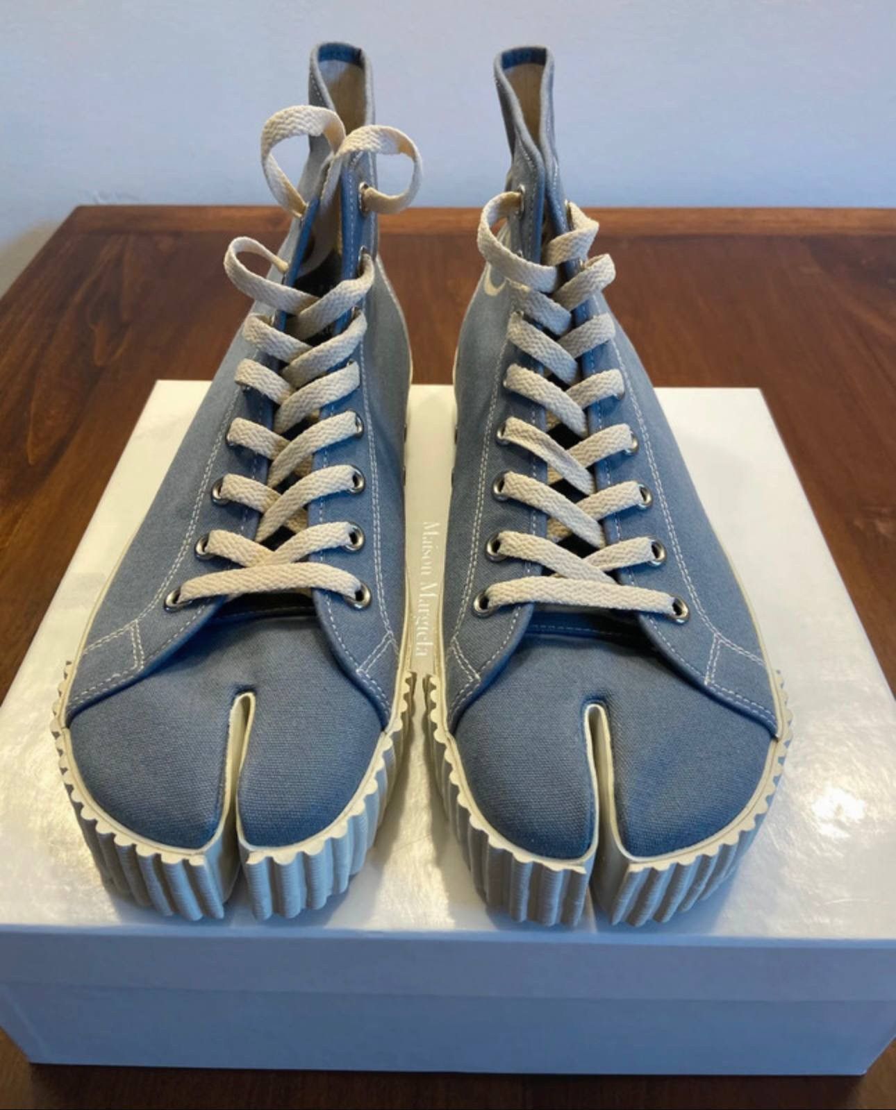 Maison Margiela Maison Margiela high-top sneakers blue Size US 10 / EU 43 - 2 Thumbnail
