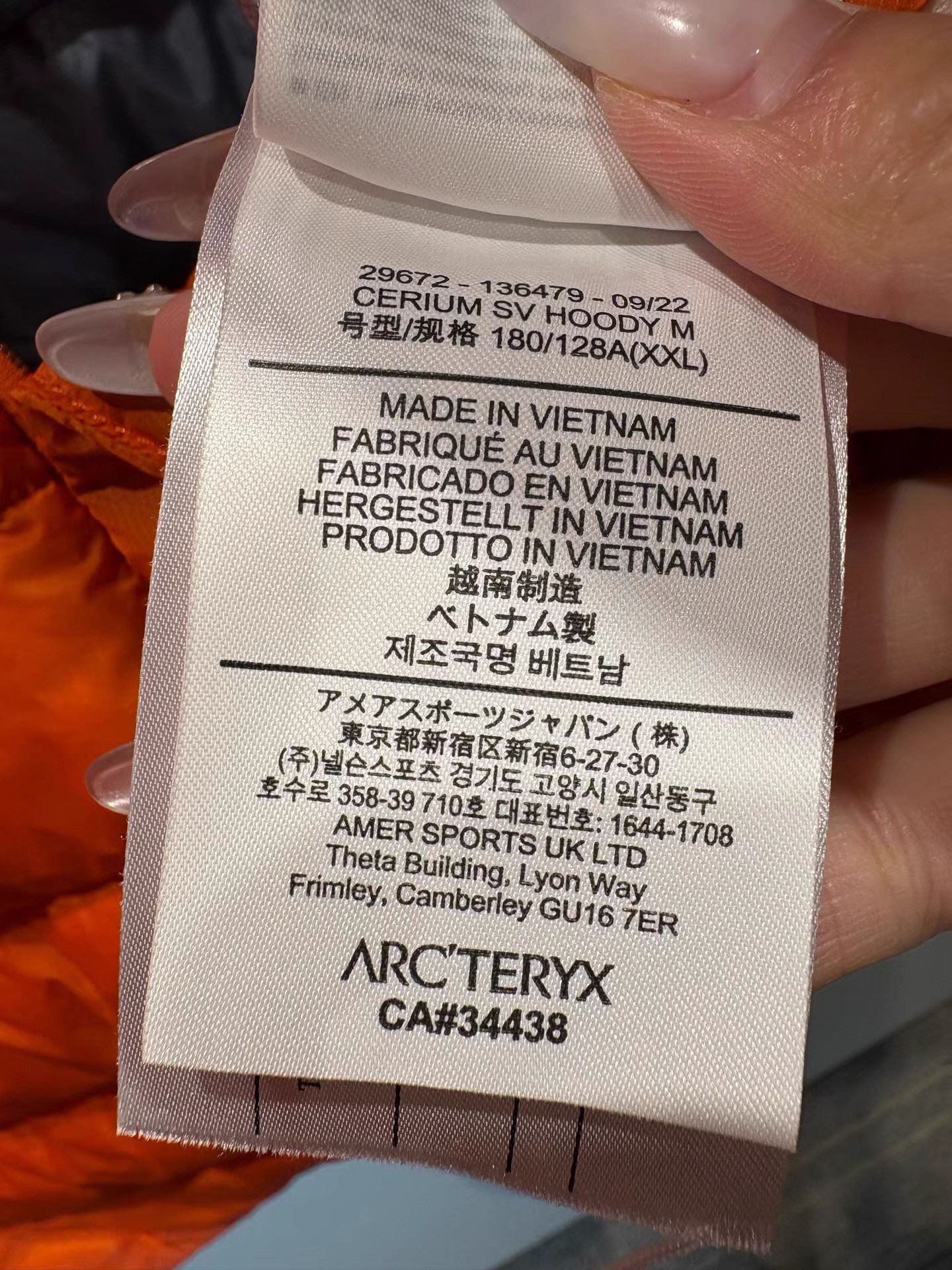 Arc'teryx Arcteryx Cerium SV Hoody Down Jacket K36 Size US XL / EU 56 / 4 - 4 Thumbnail