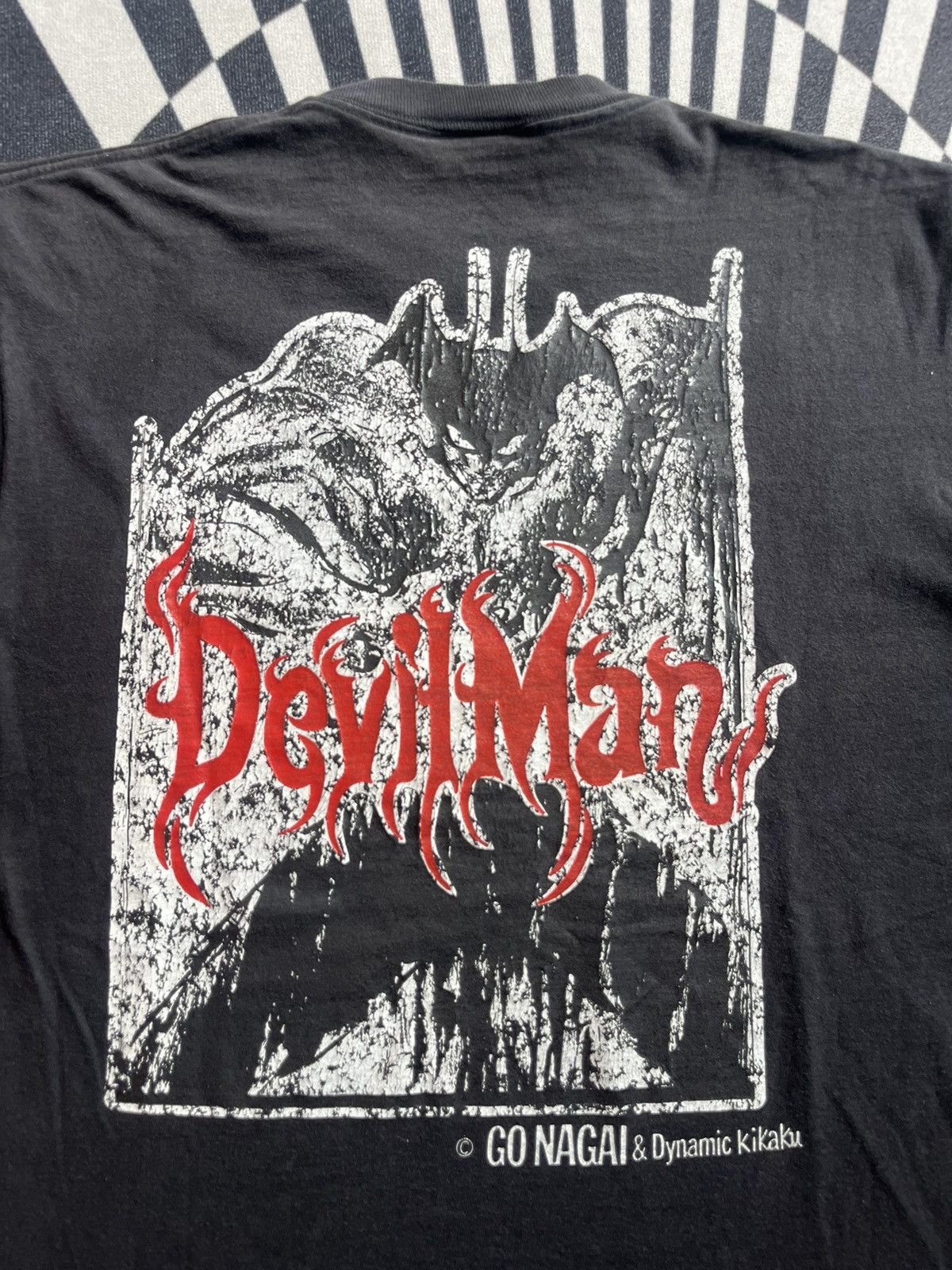 Anime Vintage 1993’s Devilman Go Nagai Anime T-Shirt Size US L / EU 52-54 / 3 - 10 Thumbnail