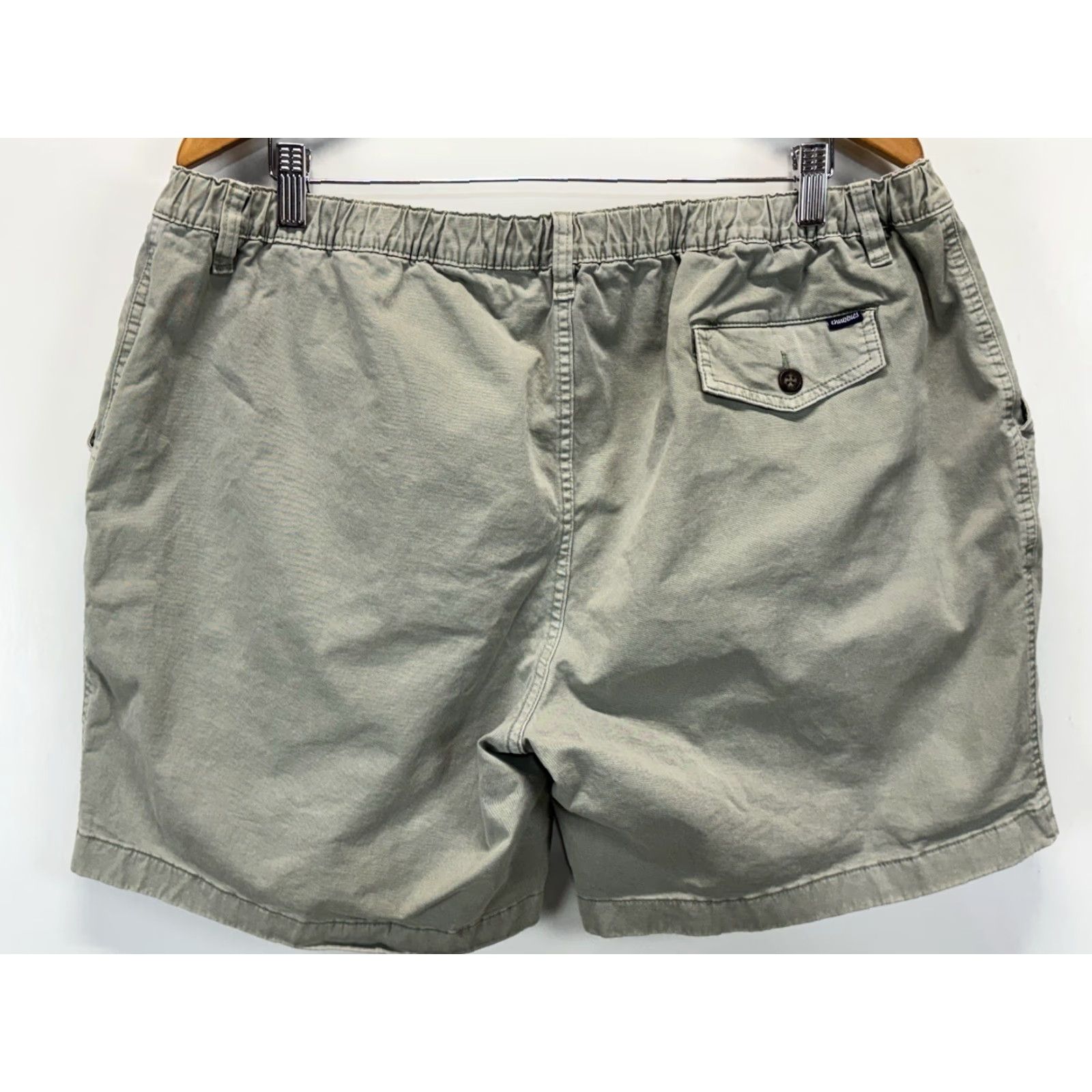 Chubbies VINTAGE Chubbies Men's Chino Shorts 2XL Regular Fit 7-Inch Inseam Green Cotton Blend Elastic Waist Preppy Casual Size US 39 - 2 Thumbnail