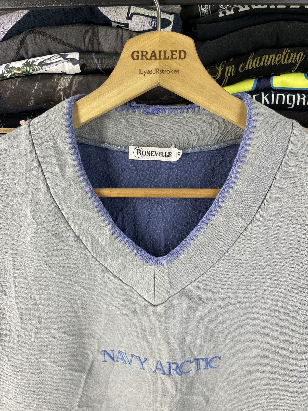 Boneville Vintage 90's Boneville Navy Arc'tic Sweatshirt CP Company Size US M / EU 48-50 / 2 - 23 Thumbnail