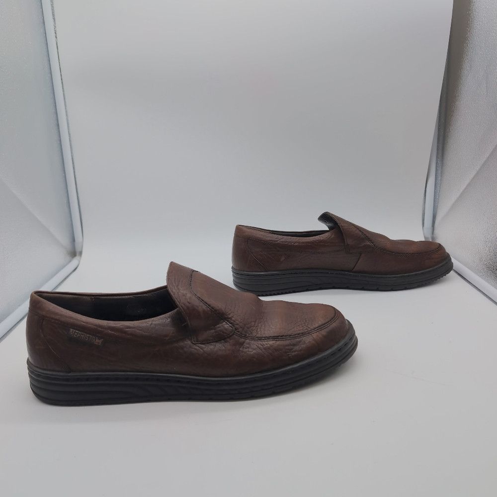 Mephisto Vintage Mephisto Air Jet Sz 12 Leather Slip-On Men’s Shoe M Size US 12 / EU 45 - 6 Thumbnail