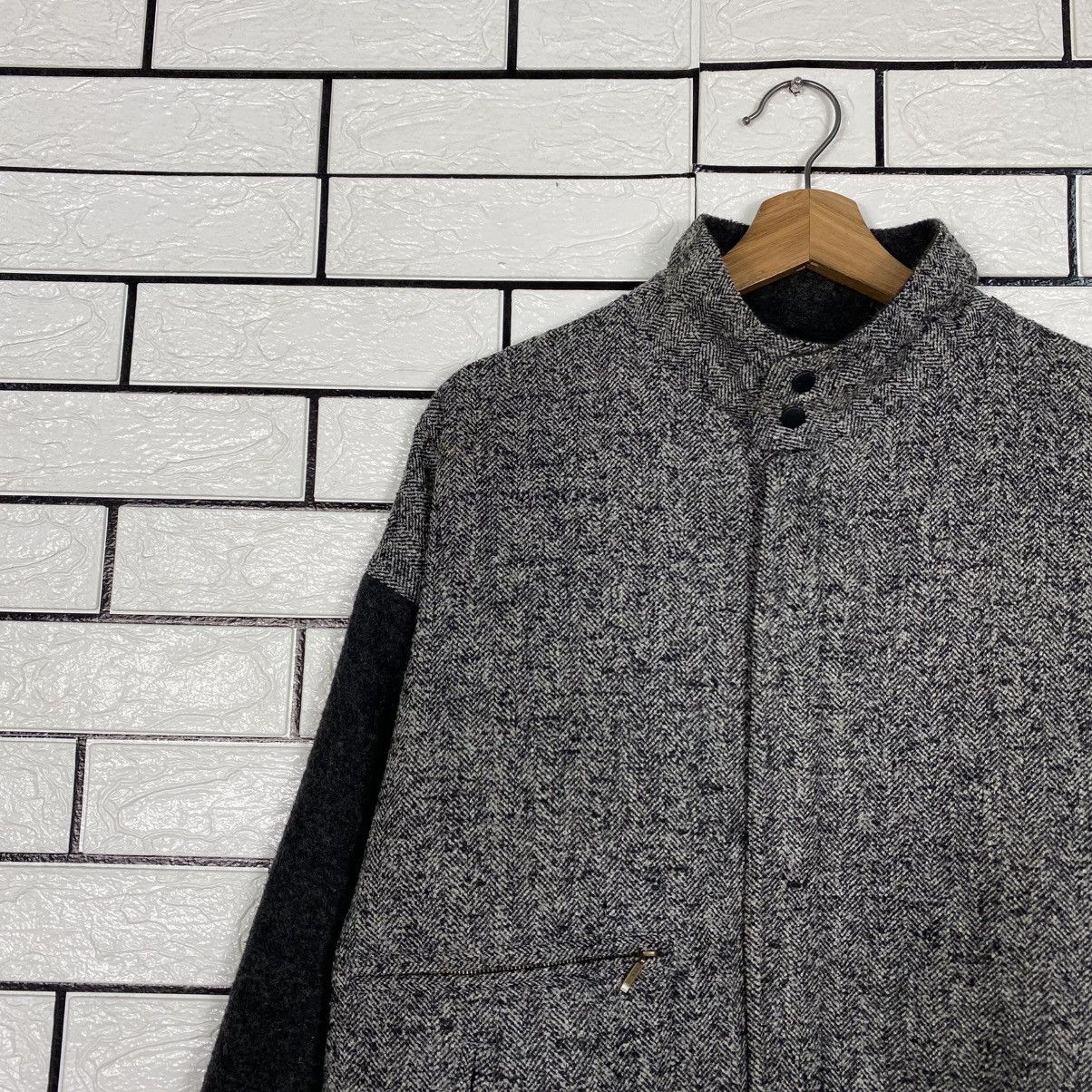 Issey Miyake 📌Vintage Wool Bomber Jacket Ginrei Rare Design Size US L / EU 52-54 / 3 - 8 Thumbnail